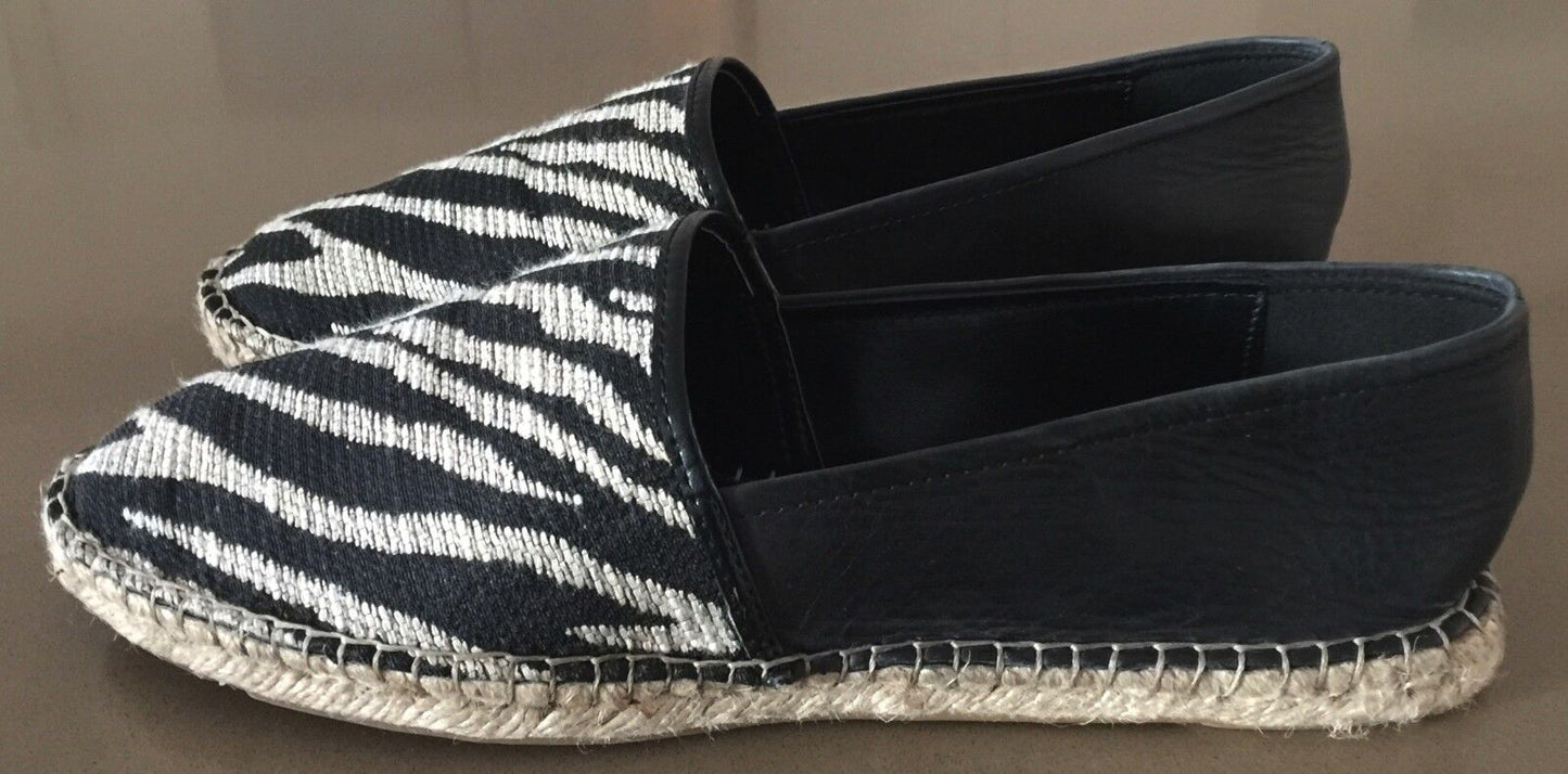 ENZO ANGIOLINI "Austyn Mixed Media" Espadrille Flats Shoes Ladies Size 8.5 EUC