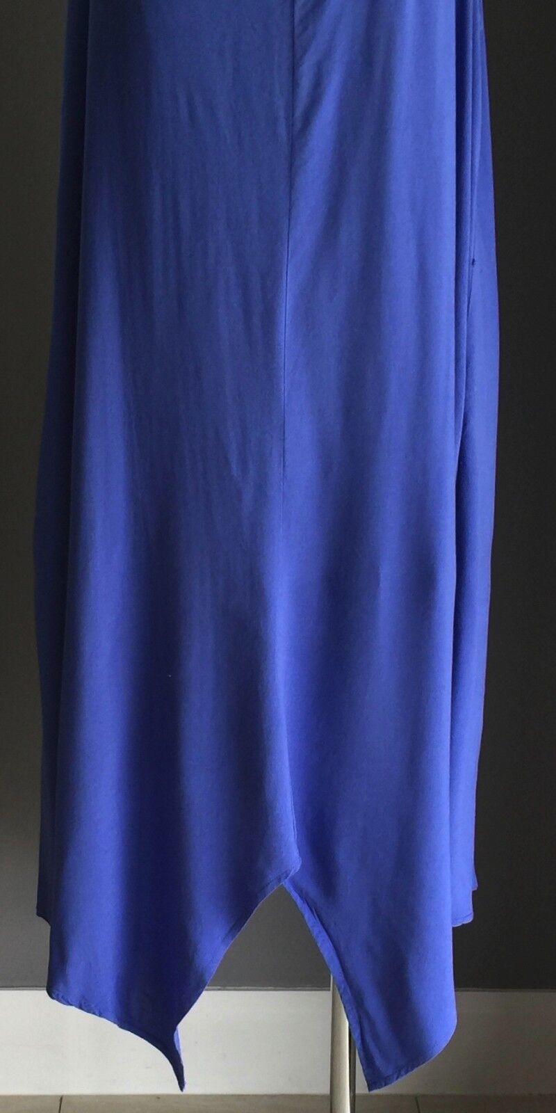 CROSSROADS Dress Cornflower Blue Sleeveless Handkerchief Size 16 Gorgeous