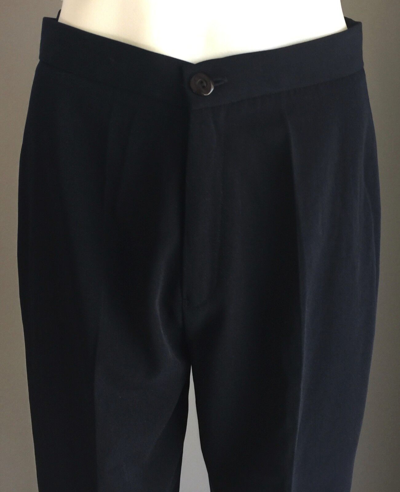 WEINICE GOLD Navy Blue Pegged Pants Trousers Pants Size 10 Gorgeous 1990s NEW