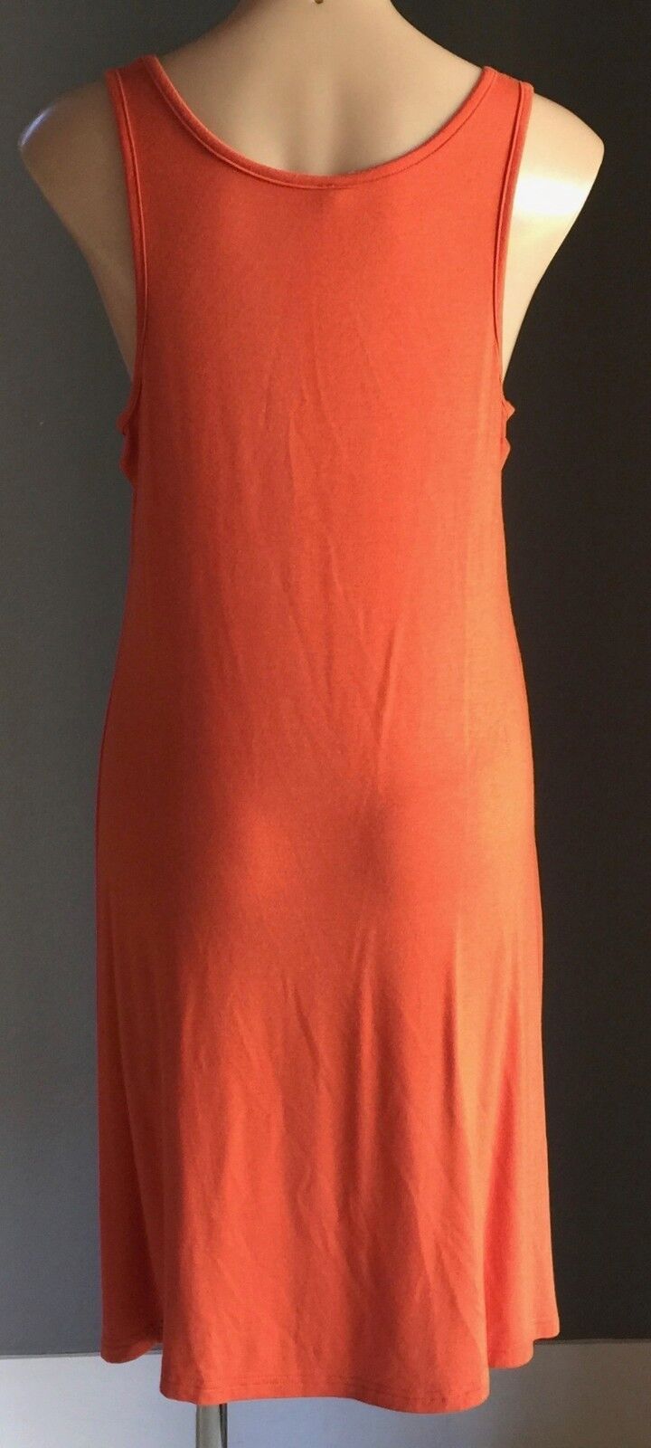 ROSE GIRL Dress Sleeveless Bead Embellished Stretch Jersey Orange Size 12 NEW