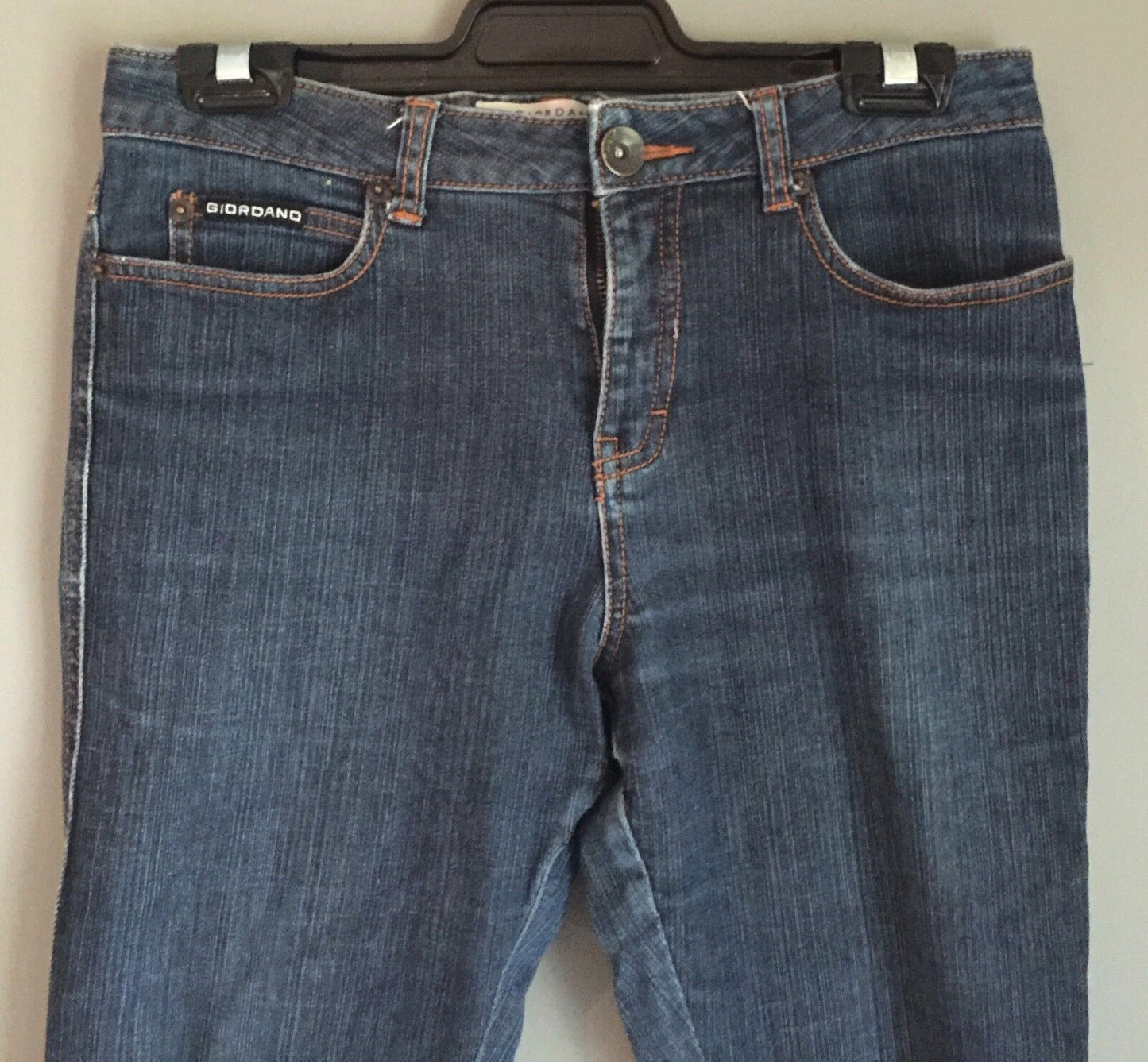 GIORDANO Jeans Blue Denim Straight Leg Denim Jeans Ladies Size 27 Casual Basics