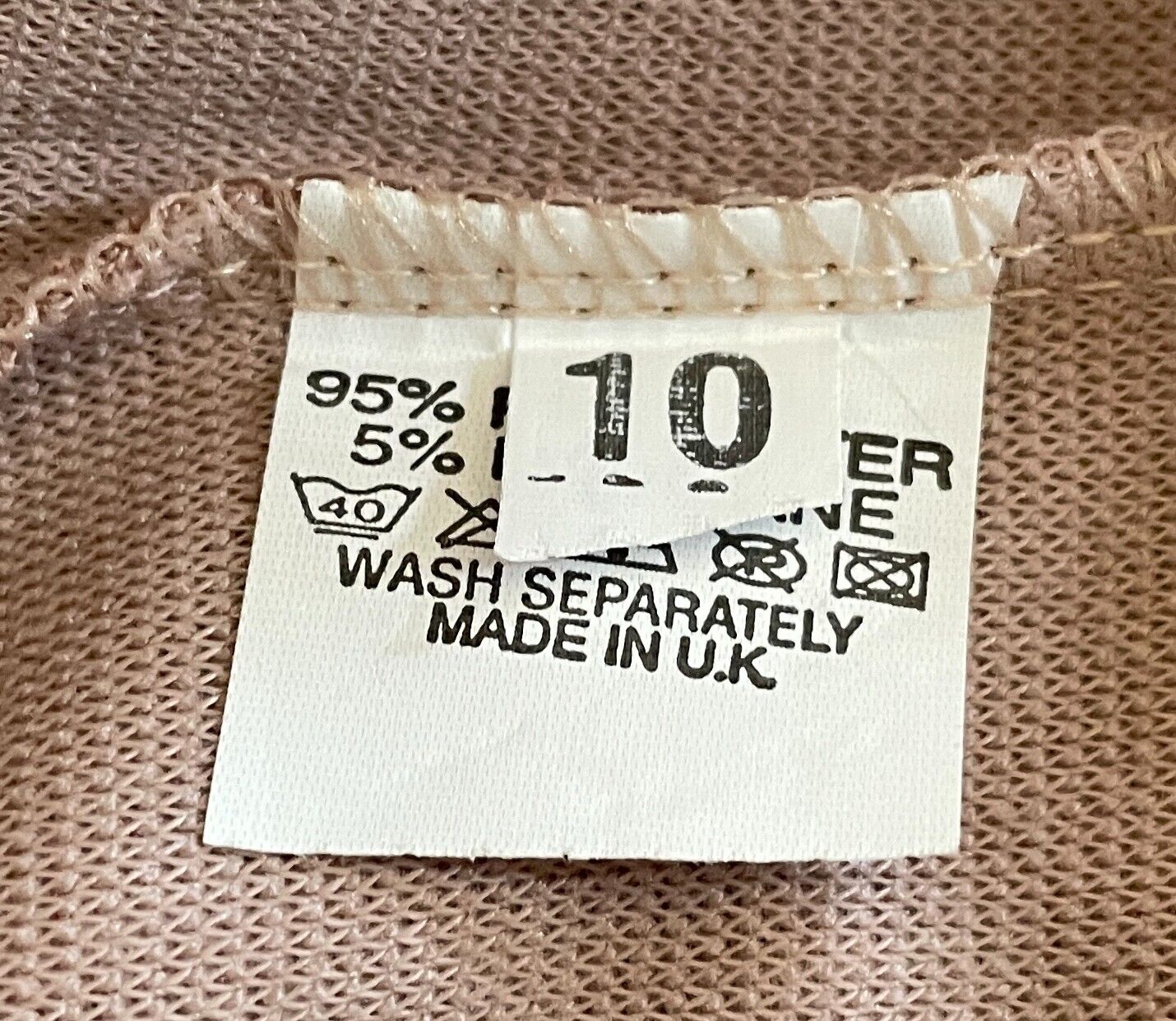 GOSSIP Russet & Beige Dress Size 10 Twist Halter Neck Sleeveless Stretch