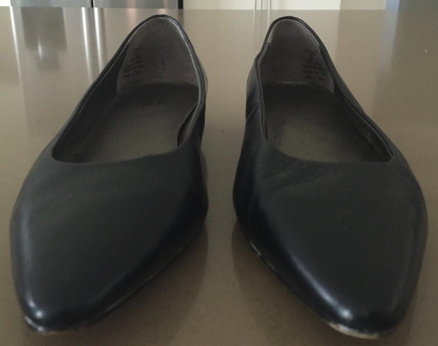 WITTNER "P-Antgonie" Court Shoes Black Leather Ladies Size 36.5 1950's chic