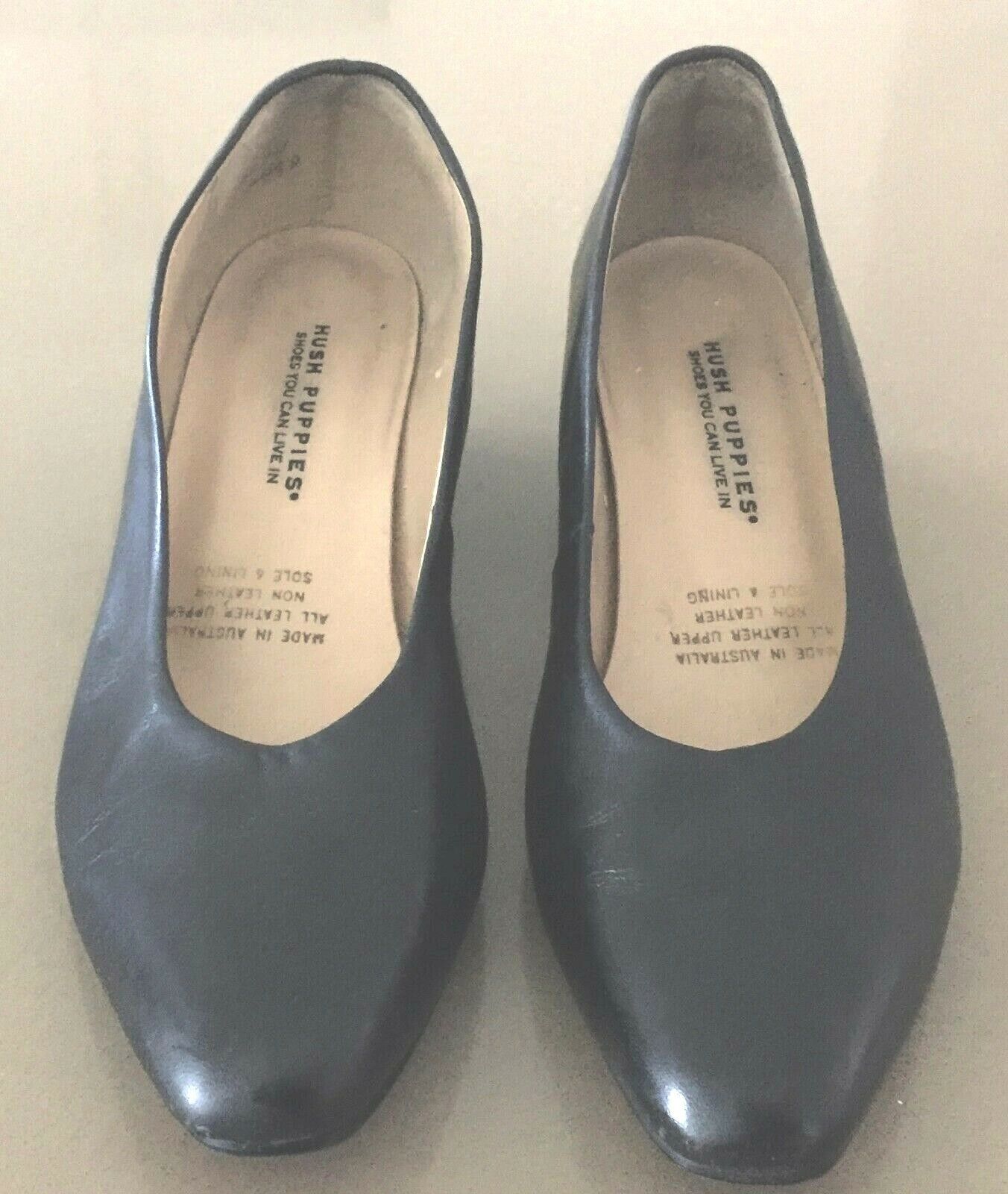HUSH PUPPIES Size 9 Shoes Leather Low Heel Pumps * Comfy Classics Ladies