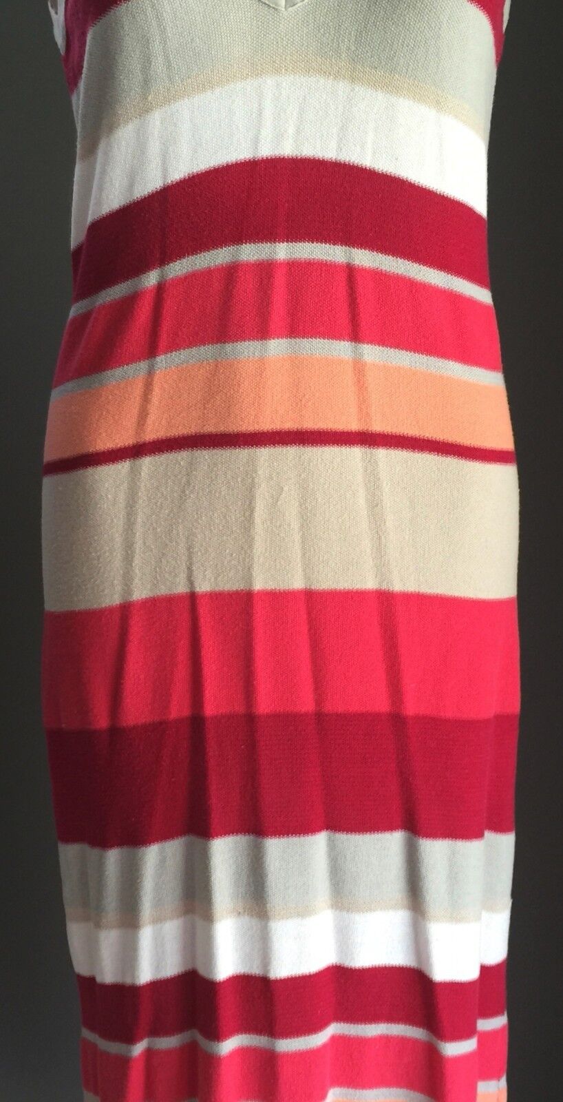 WITCHERY Maxi Dress Sleeveless Knit Size 14 12 Hippy Chic Colourful Stripe  Boho
