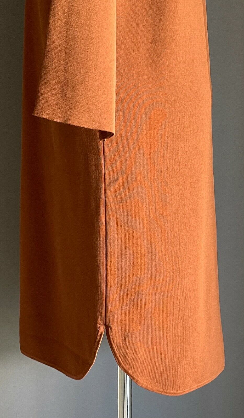 COUNTRY ROAD Dress Shift Half Placket Brown Stretch Knit Bracelet Sleeve Sz S 10