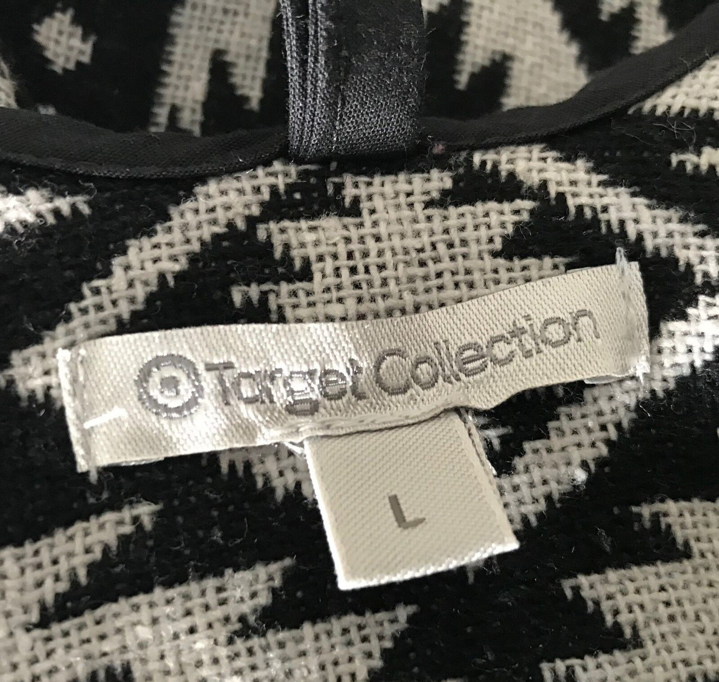 TARGET COLLECTION Jacket Poncho Kimono Black & Grey Aztec Cover Up  L 14  16 NEW