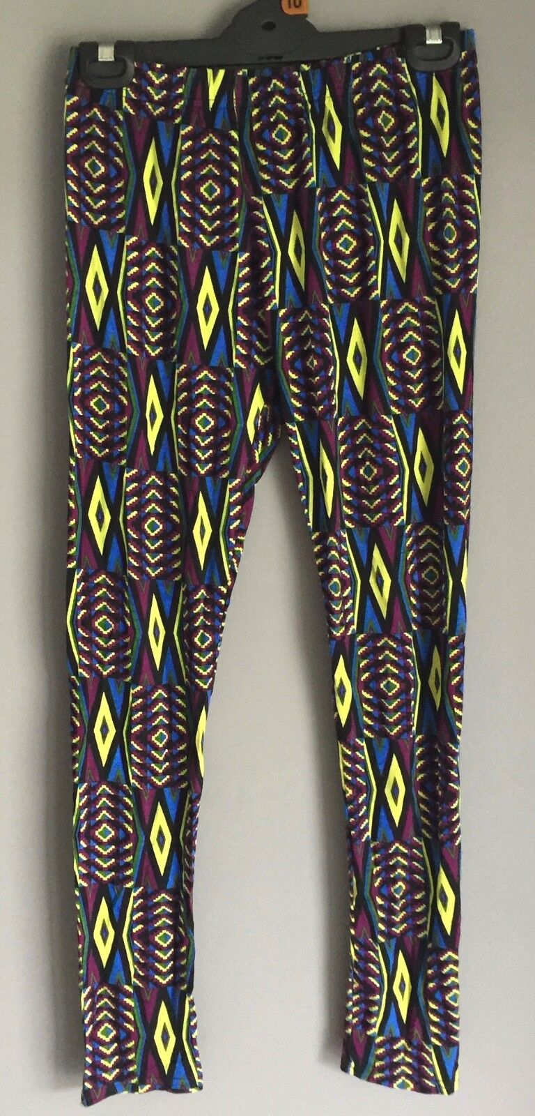 STYLA MultiColour Full Length Leggings Size L - Retro Stand Out