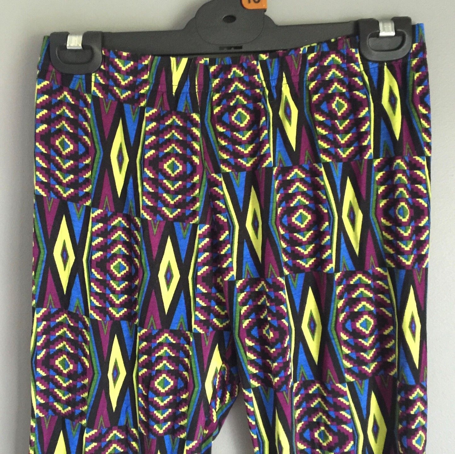 STYLA MultiColour Full Length Leggings Size L - Retro Stand Out