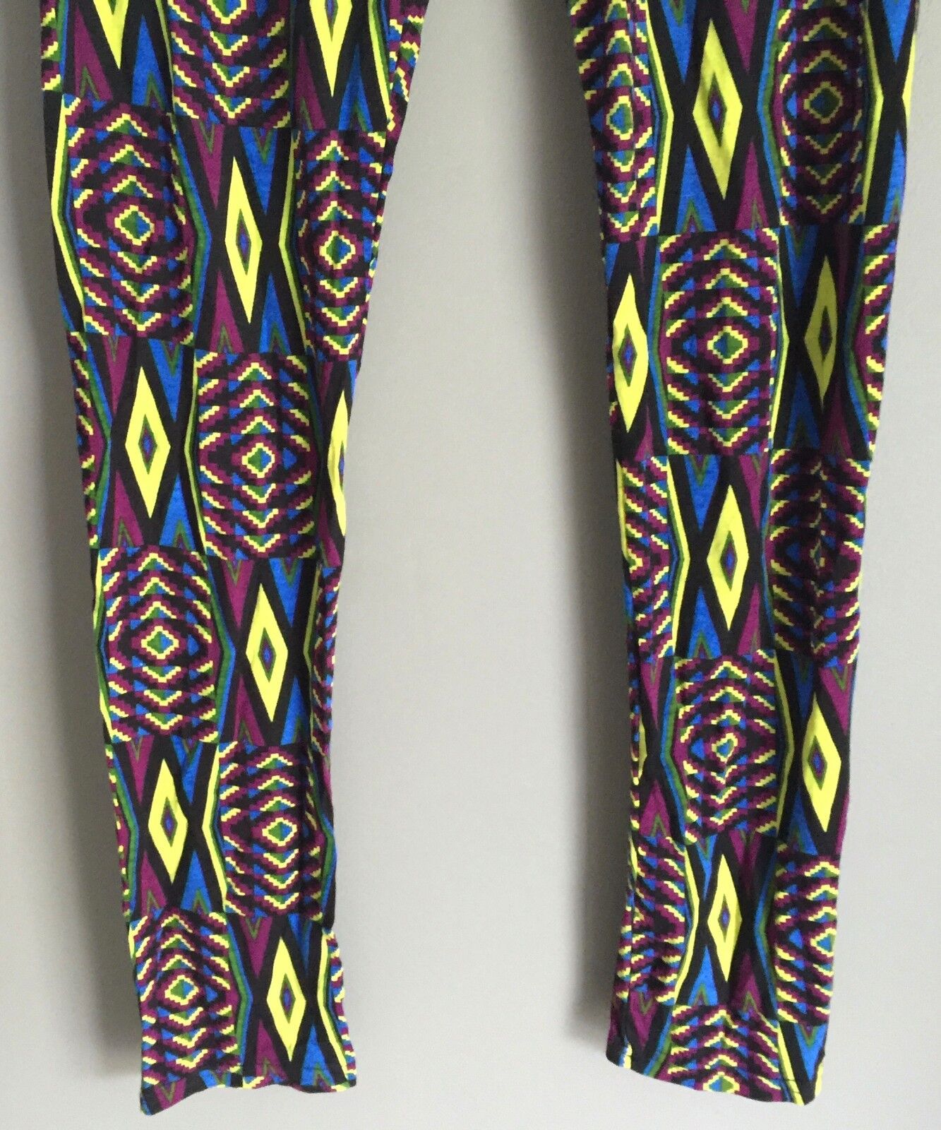 STYLA MultiColour Full Length Leggings Size L - Retro Stand Out