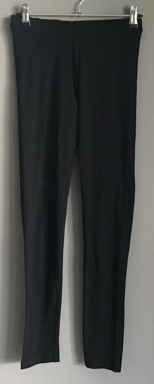 STRADIVARIUS Leggings Black Stretch Ladies Size S  8 European Brand