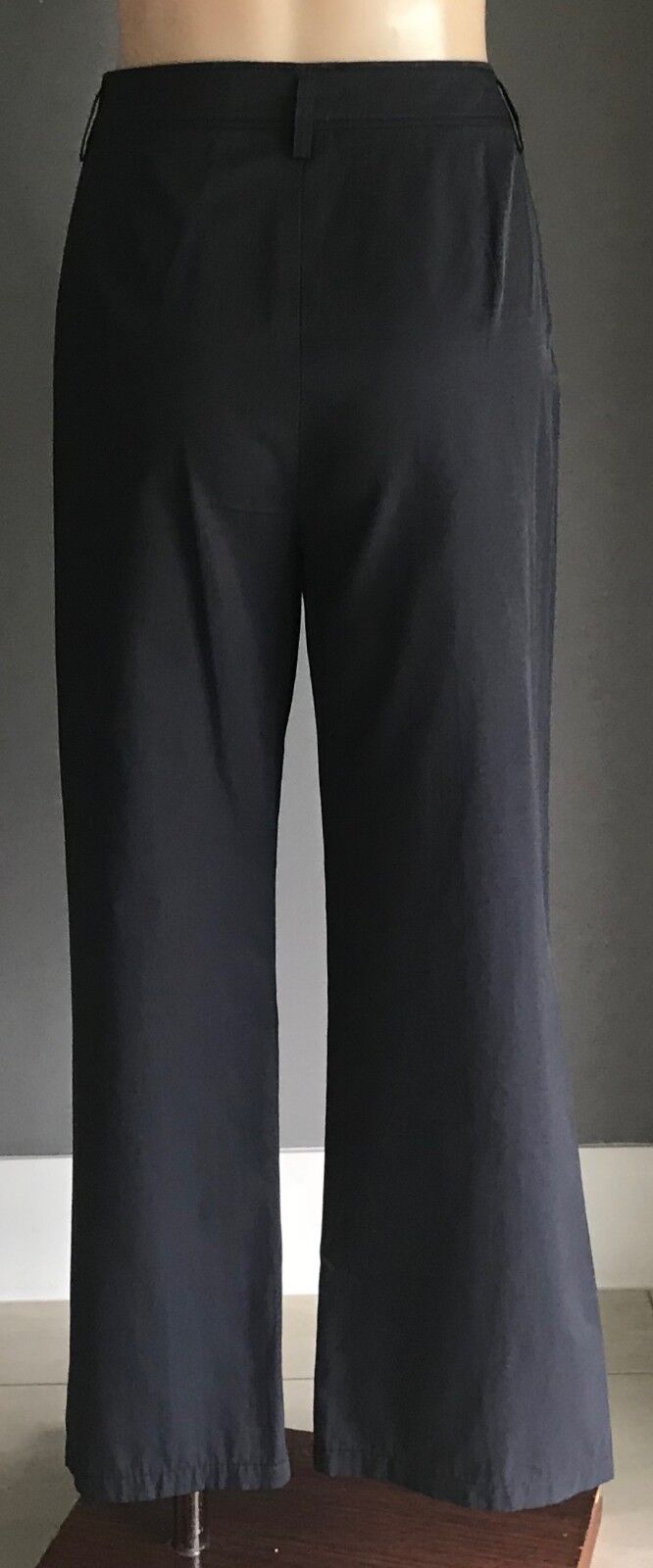 BETTY BARCLAY PANTS Navy Blue Wide Leg Pants Trousers Slacks Size 40 AU 12