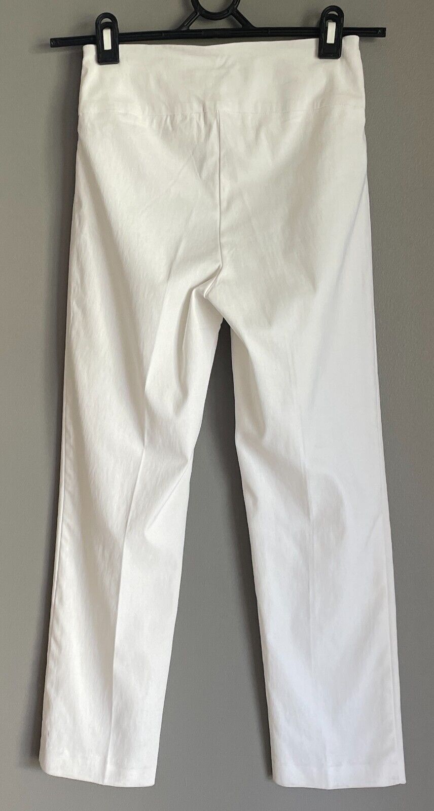 RAFFINALLA White Stretch Pull On Ankle Length Straight Leg Pants Size 0 AU 4 NEW