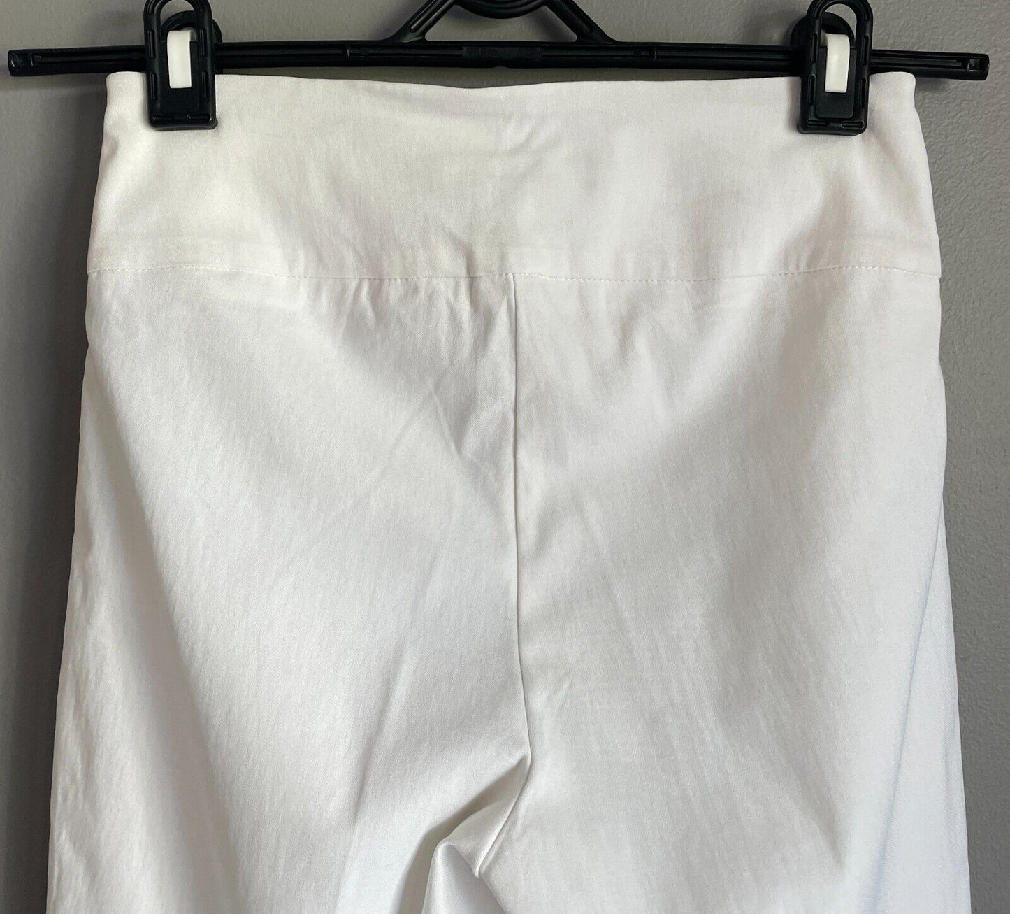 RAFFINALLA White Stretch Pull On Ankle Length Straight Leg Pants Size 0 AU 4 NEW