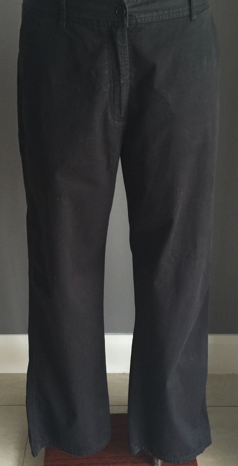 PERRI CUTTEN Weekend Casual Black Pants Trousers Slacks Size 12 NEW