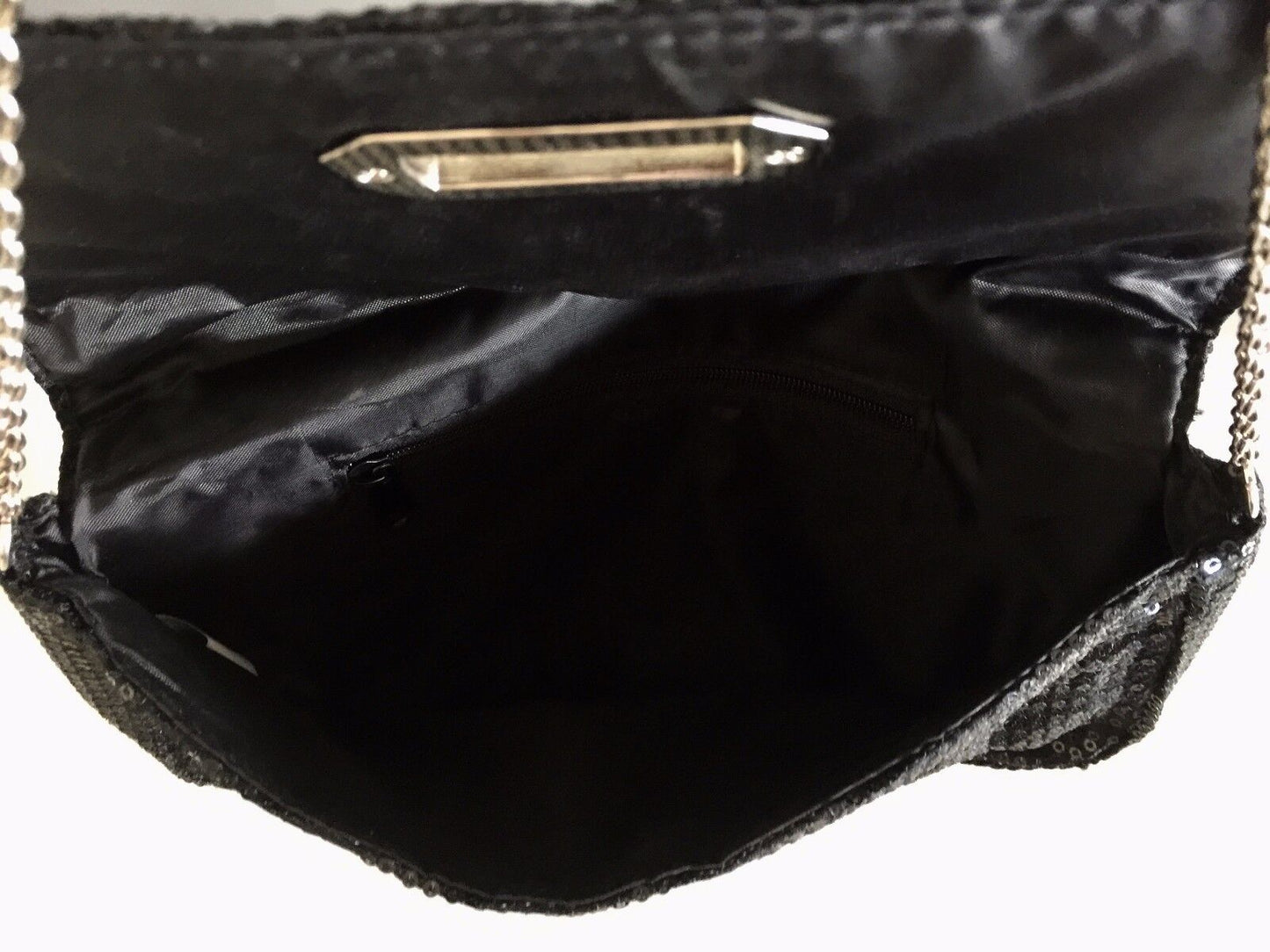 STRANDBAGS Black Sequin Evening Shoulder Bag Purse Ladies Handbag Retro