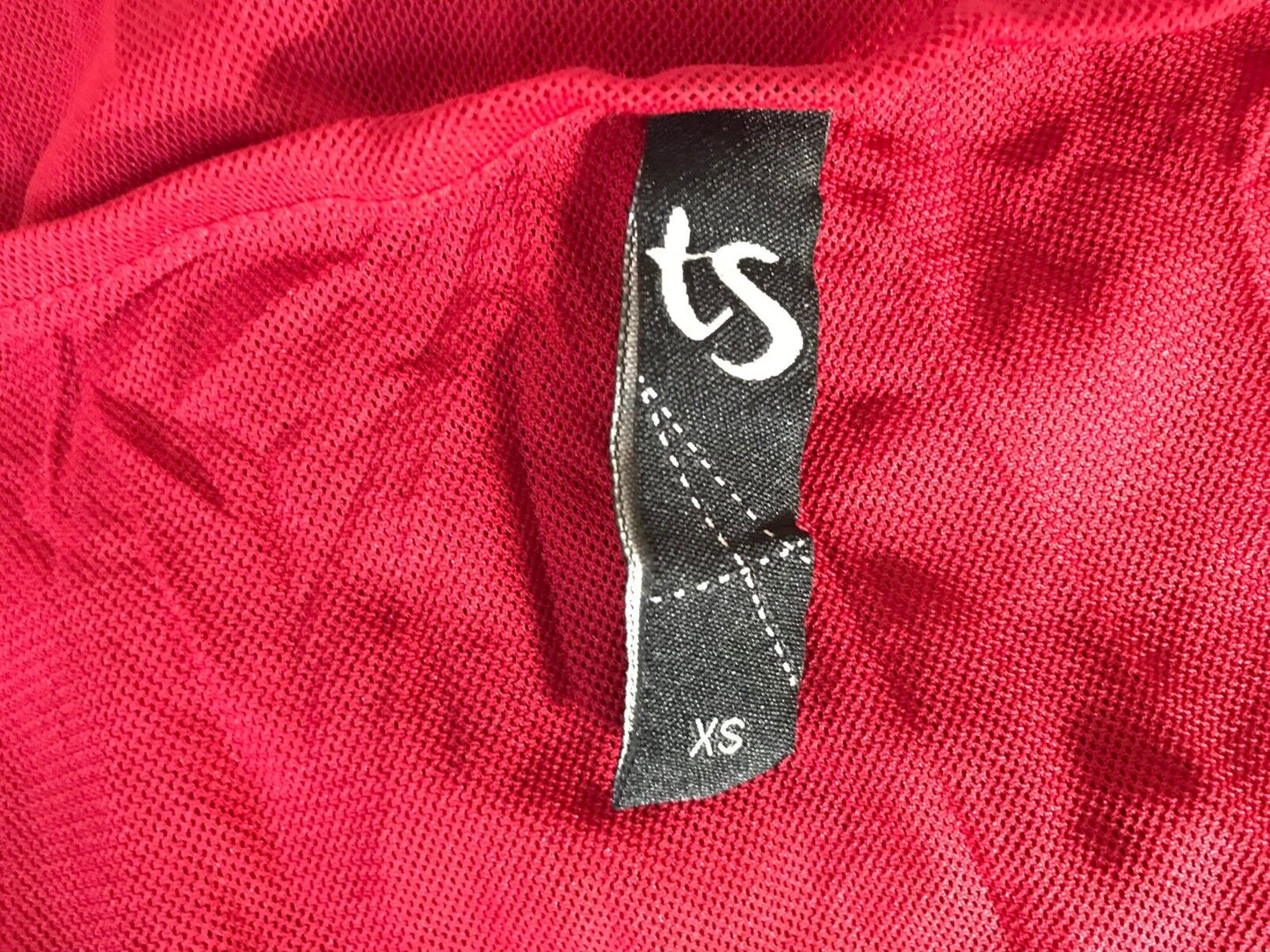 TAKING SHAPE TS Top Burgundy Stretch Mesh Net Sleeveless Cami Size XS 14 16 NEW
