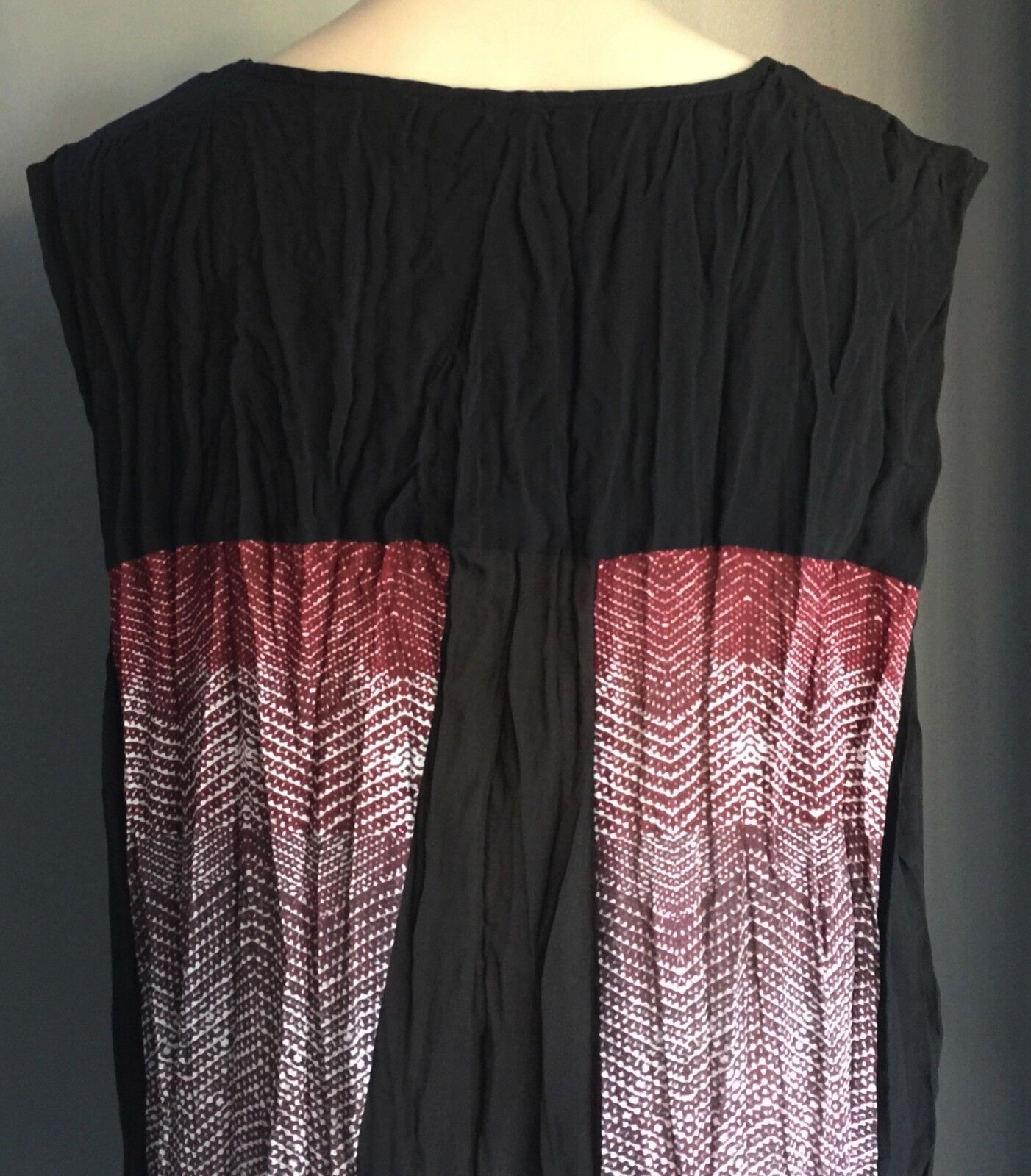 TAKING SHAPE TS Multi Colour Sheer Panel Sleeveless Dress Plus Size 24 NEW
