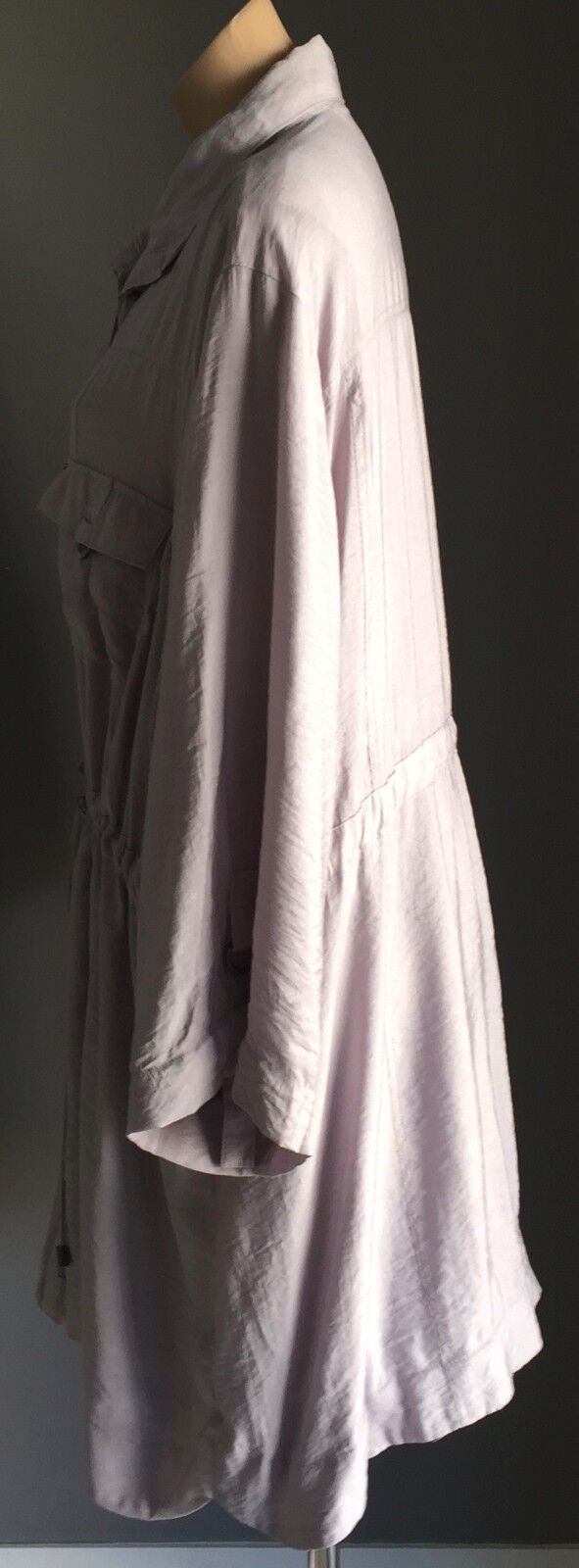 AUTOGRAPH Jacket Anorak Dove Grey 3/4 Sleeve Lightweight Size 16 All Seasons