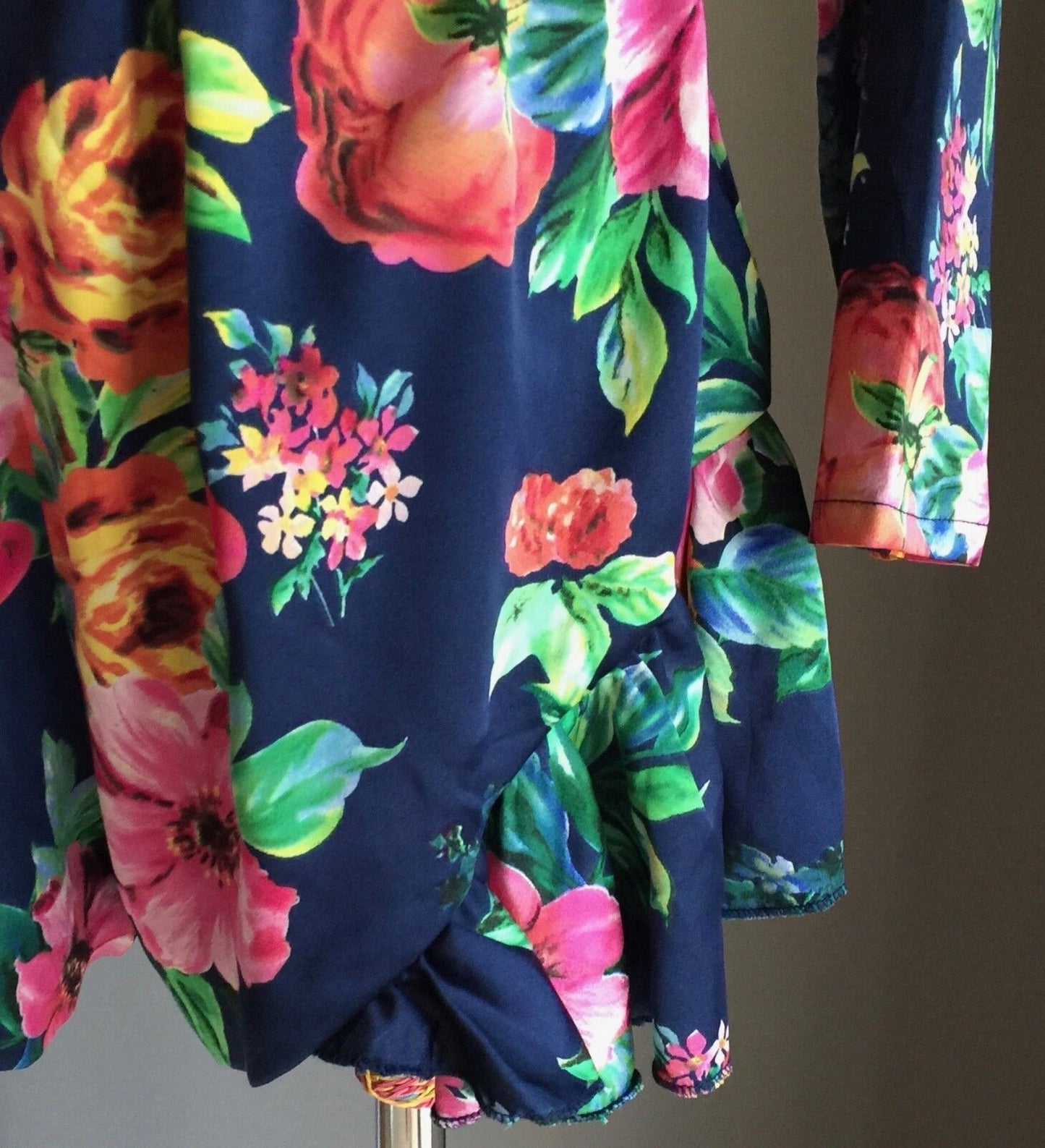 SAINT SHYLO Romper Bright MultiColoured Floral Print Playsuit Shorts Size 10 NEW