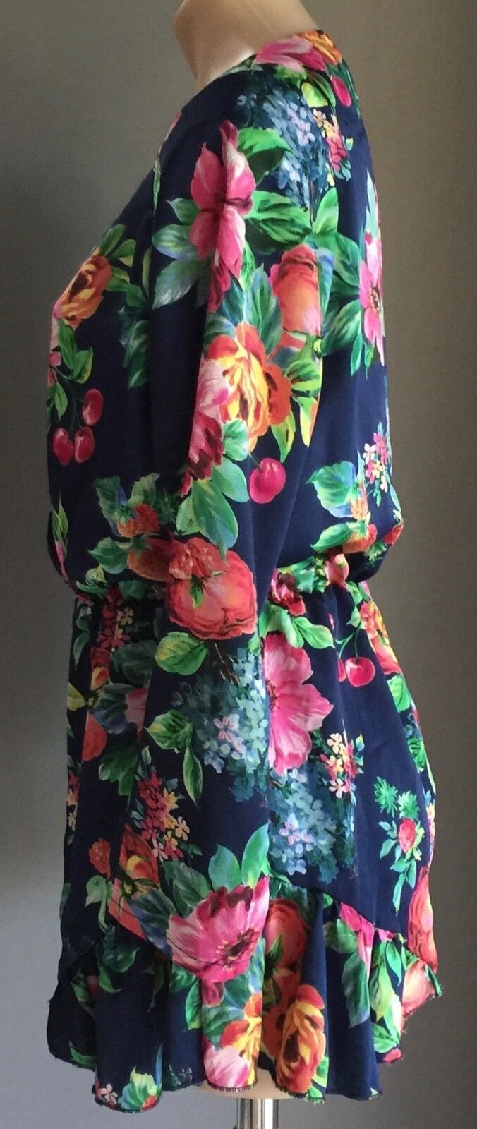 SAINT SHYLO Romper Bright MultiColoured Floral Print Playsuit Shorts Size 10 NEW