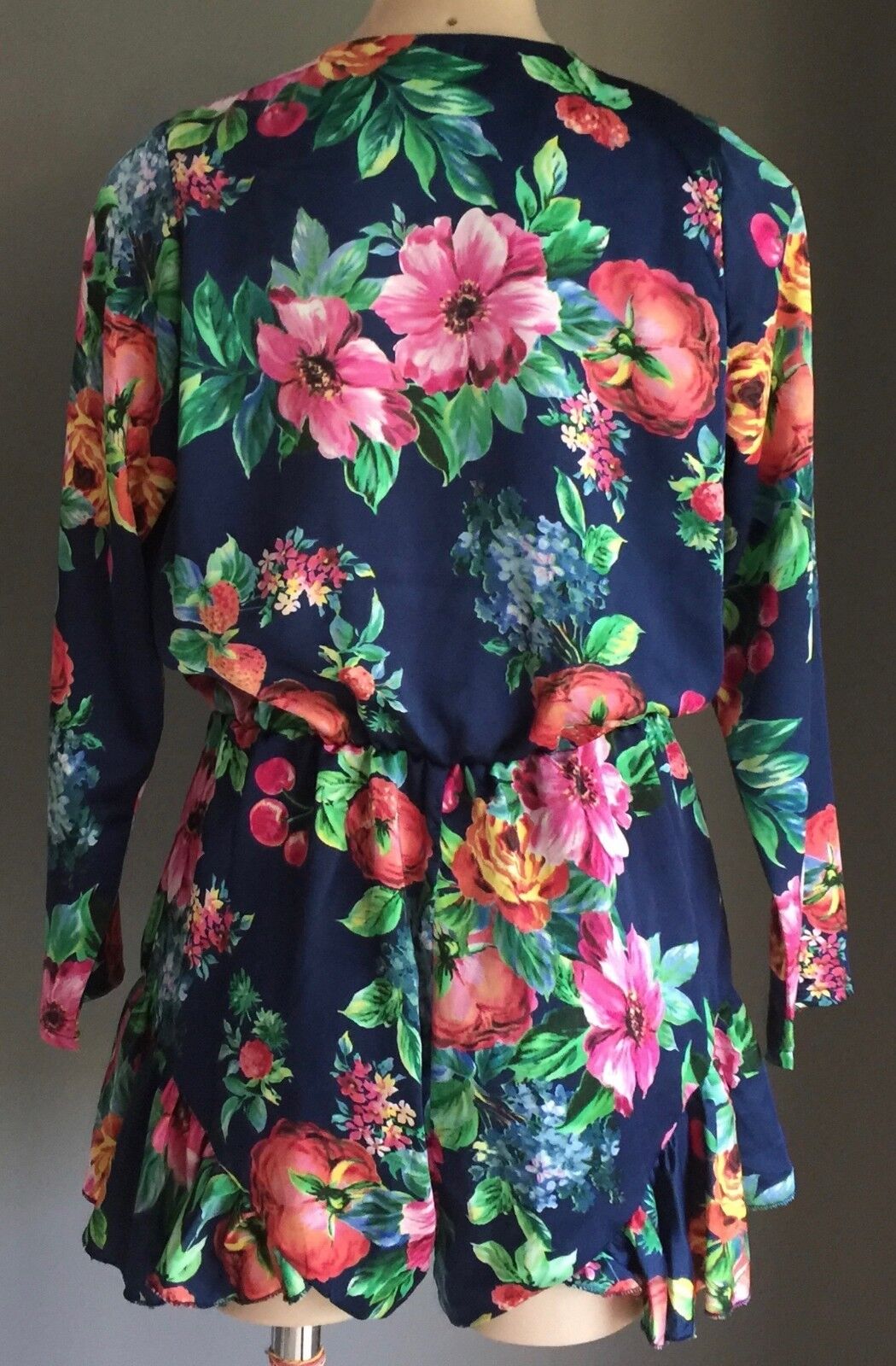SAINT SHYLO Romper Bright MultiColoured Floral Print Playsuit Shorts Size 10 NEW