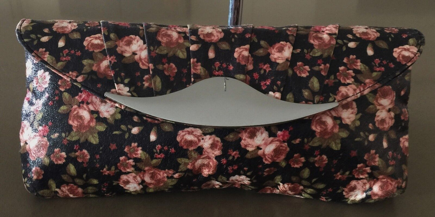 Shoulder Bag RUBY & KIT Pleather Floral Print Clutch Bag Gorgeous