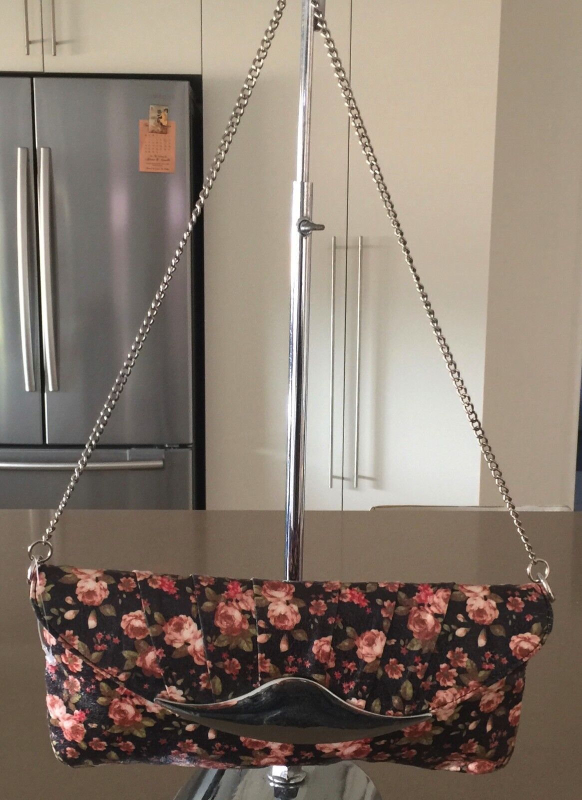 Shoulder Bag RUBY & KIT Pleather Floral Print Clutch Bag Gorgeous