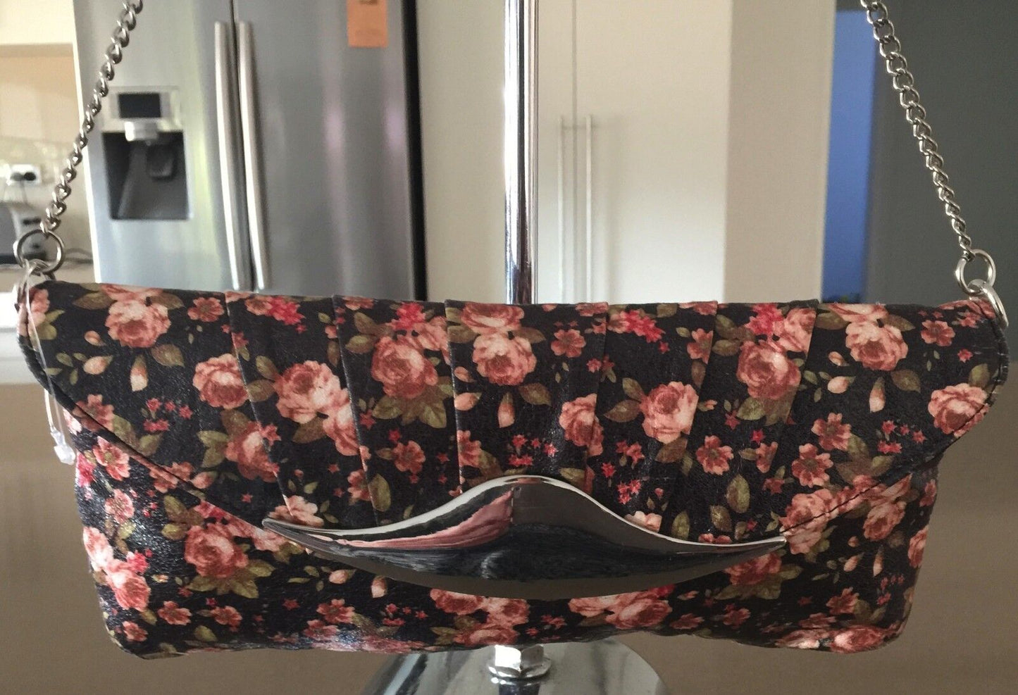 Shoulder Bag RUBY & KIT Pleather Floral Print Clutch Bag Gorgeous