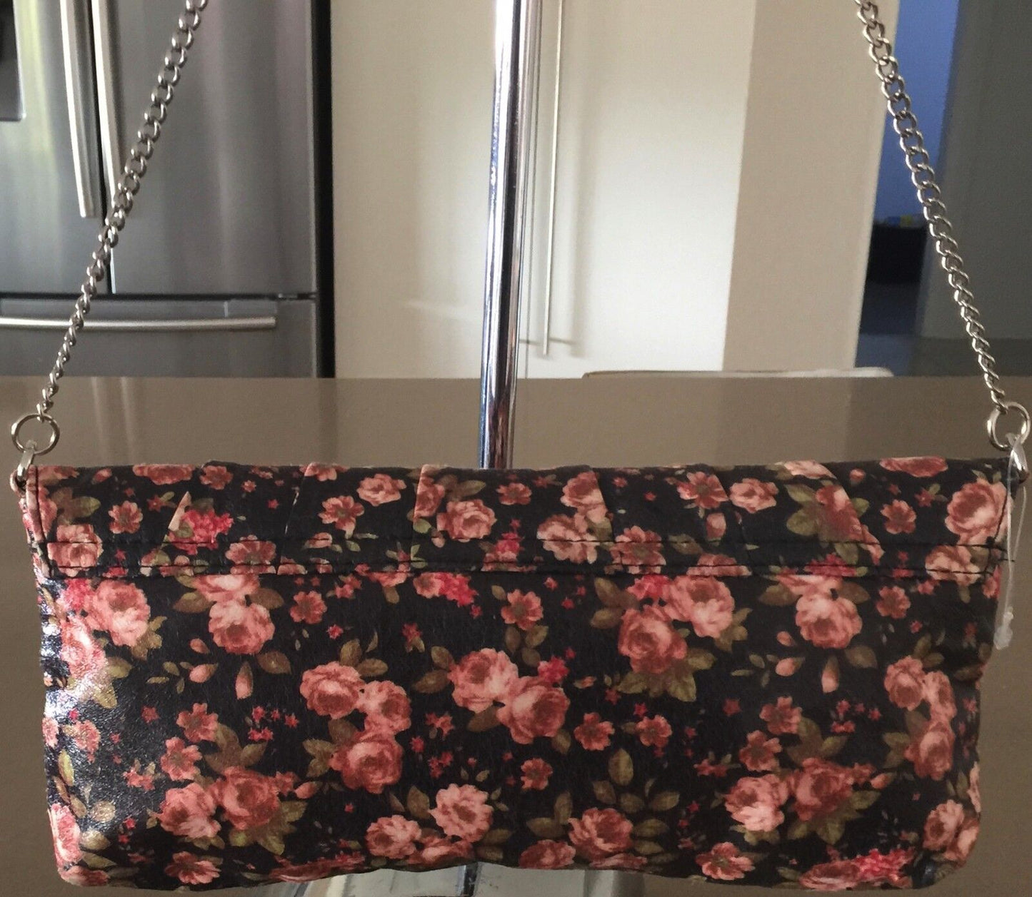 Shoulder Bag RUBY & KIT Pleather Floral Print Clutch Bag Gorgeous