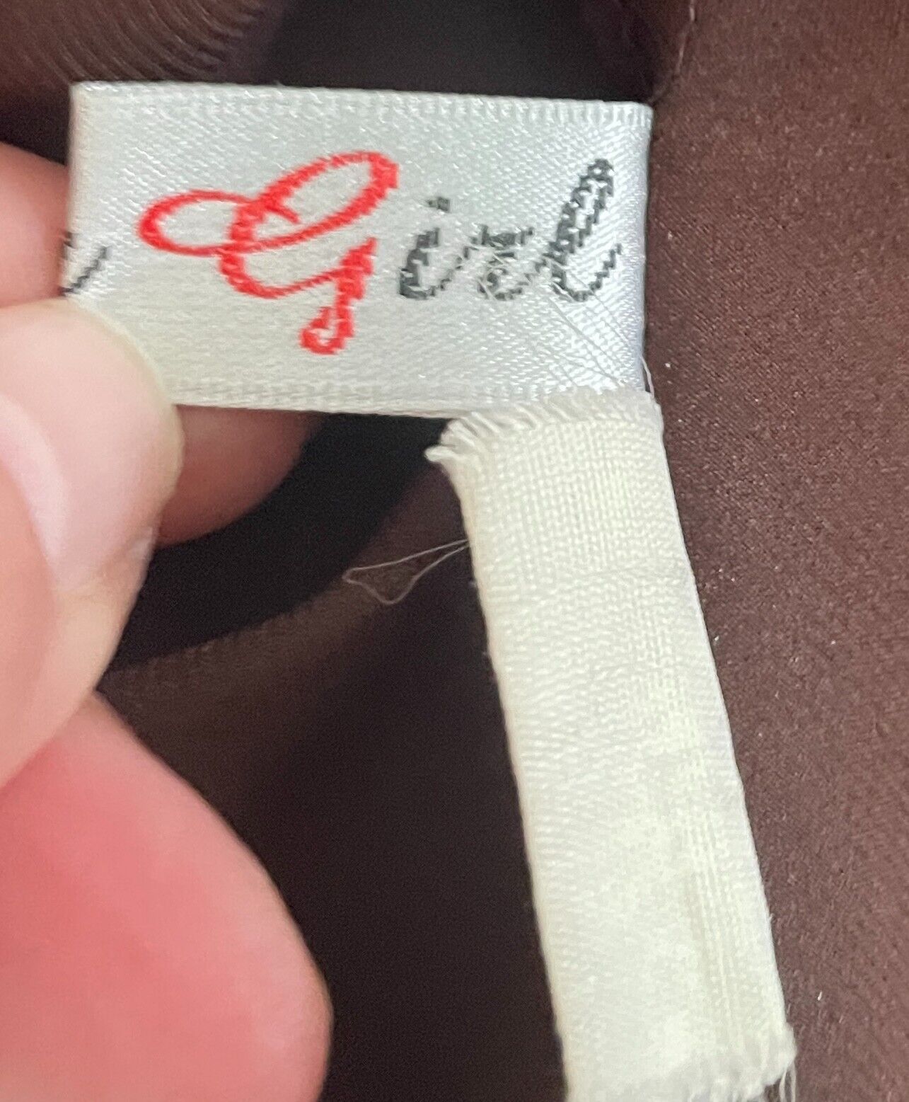 COVER GIRL Camisole Brown Size 14 Silky Satin Lace Adjustable Straps Cami Slip