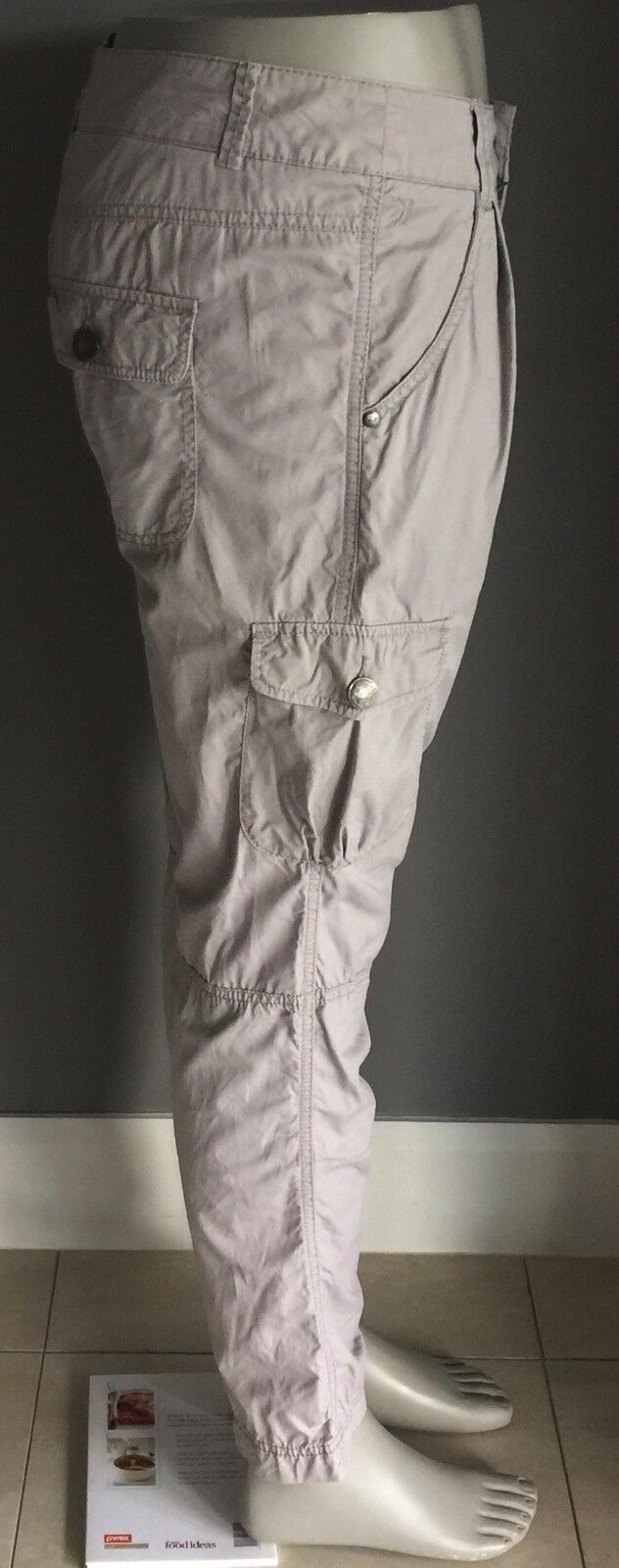EDC by ESPRIT Beige Cargo Pants Trousers Size 12 - Great Condition
