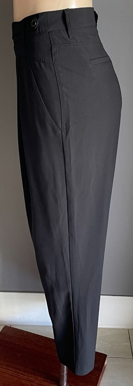 ESPRIT Collection Black Dress Pants Trousers Tapered Leg Size 10 NEW