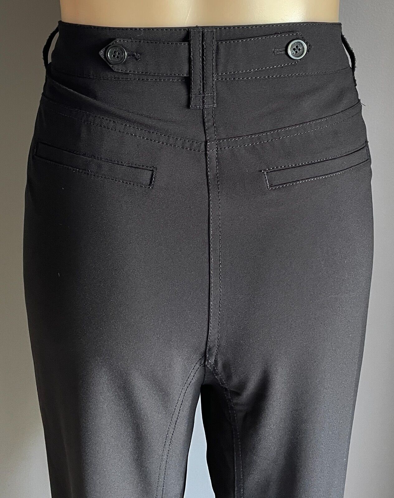ESPRIT Collection Black Dress Pants Trousers Tapered Leg Size 10 NEW