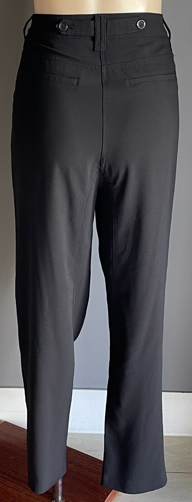 ESPRIT Collection Black Dress Pants Trousers Tapered Leg Size 10 NEW