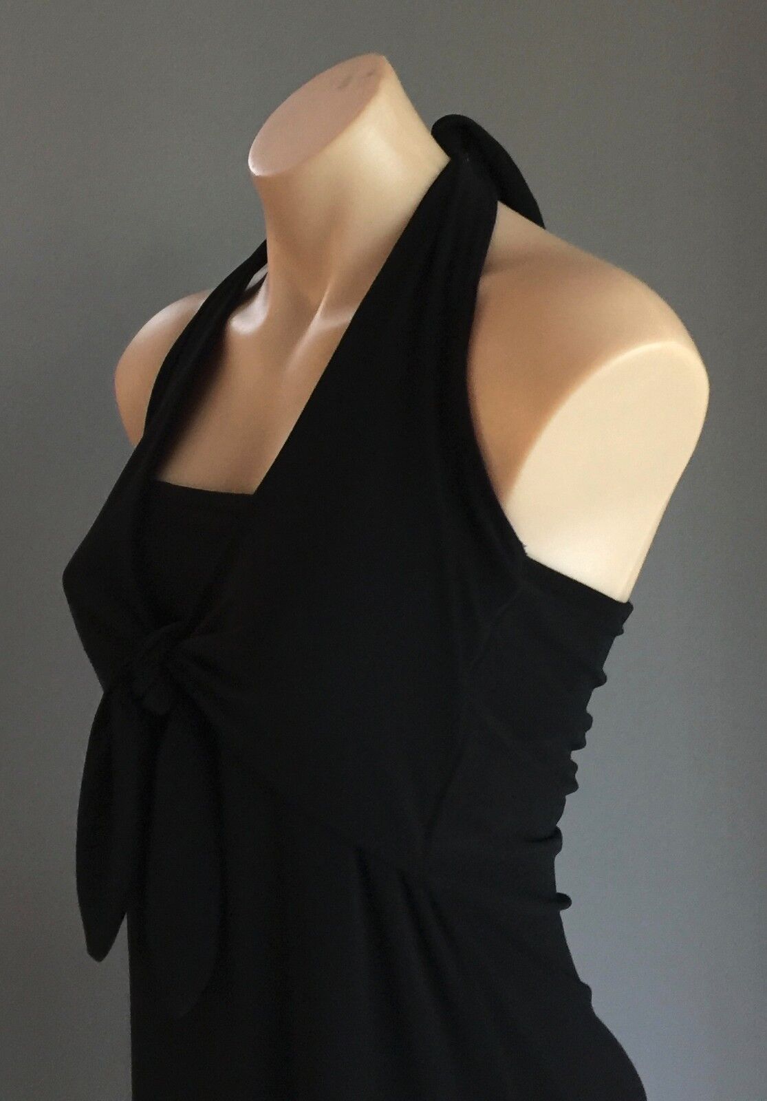 RUTH TATE SYDNEY Halter Neck Dress Size 8  10 Frock Black Ladies Gorgeous NEW