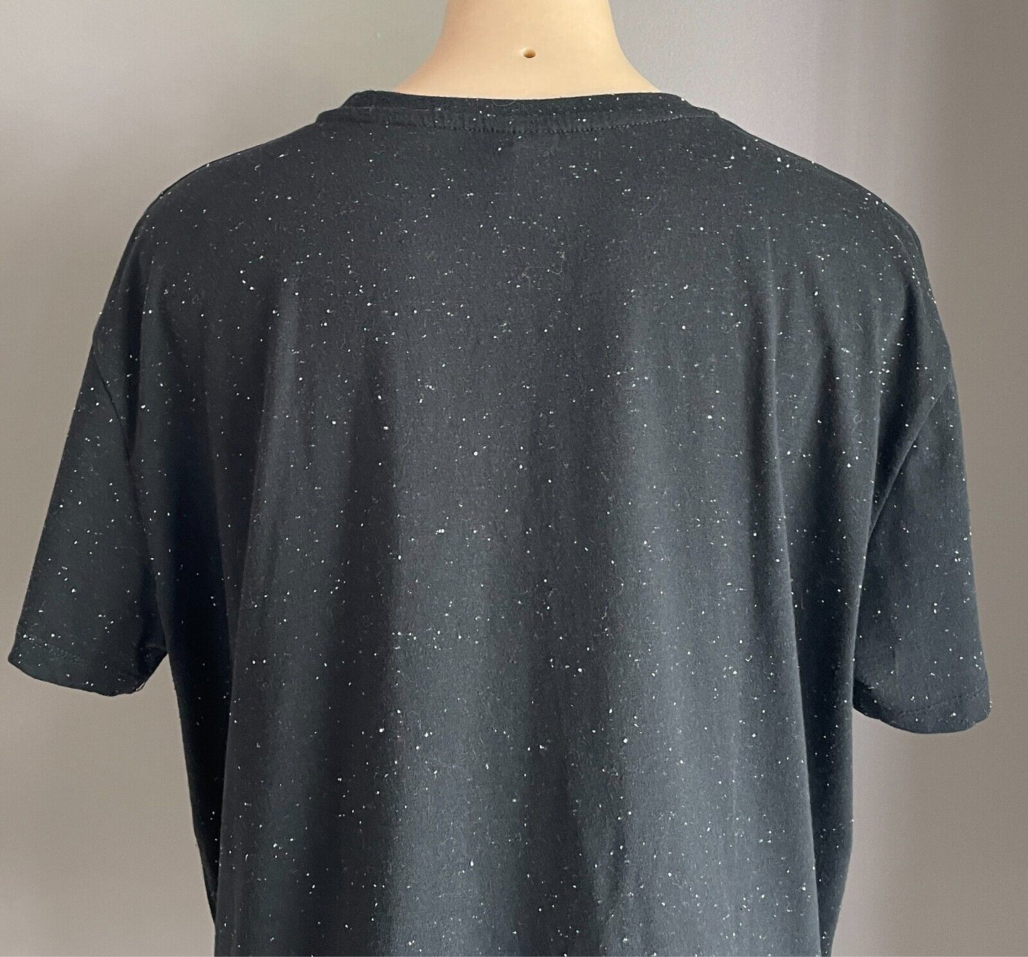 MARVEL AVENGERS Black/White Speckle Gold T-Shirt "Wakanda Forever" Size 3XL