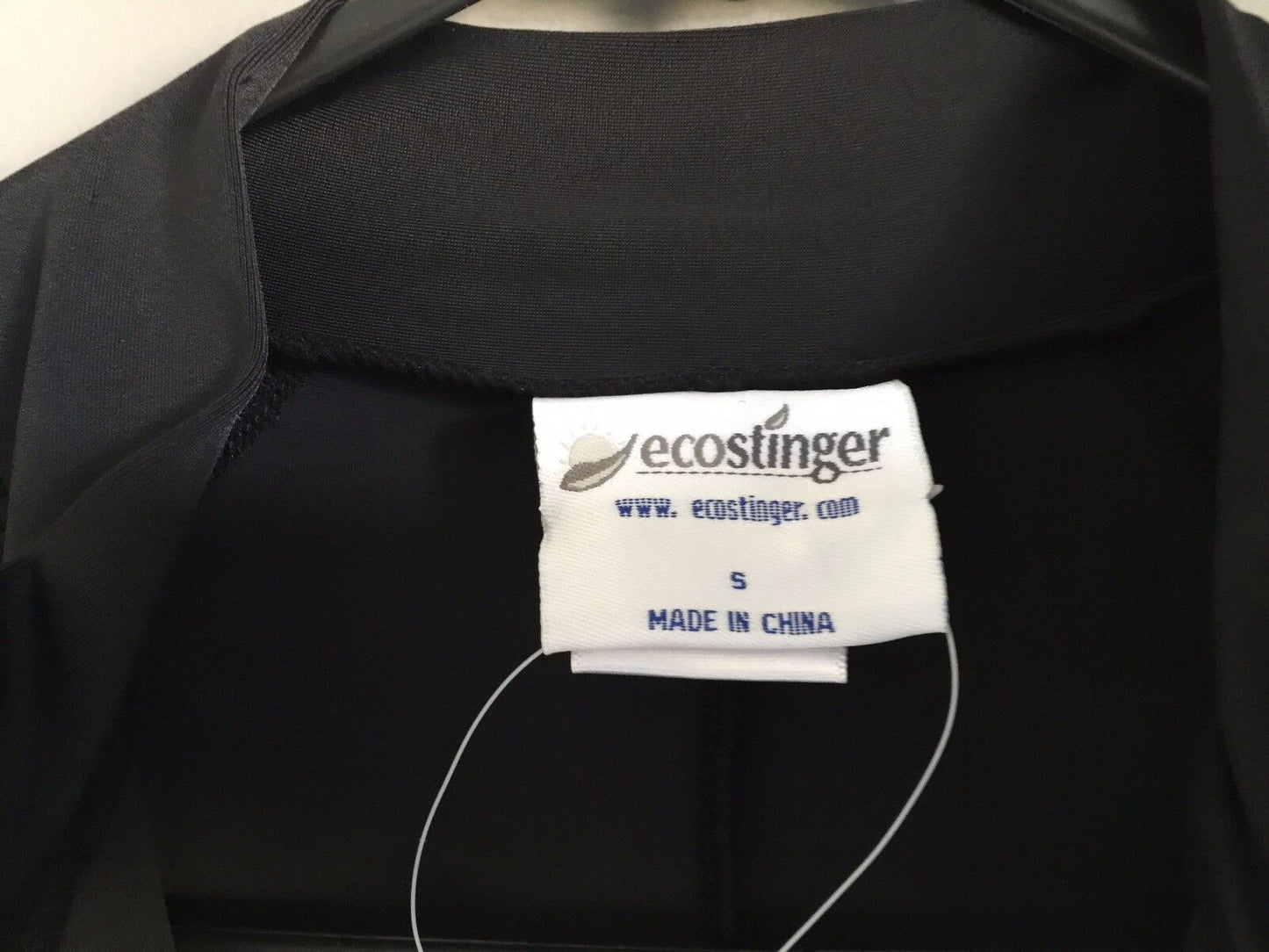 ECOSTINGER Stinger Suit Black Full Body UV Protection 50+ Swimsuit Size S NEW