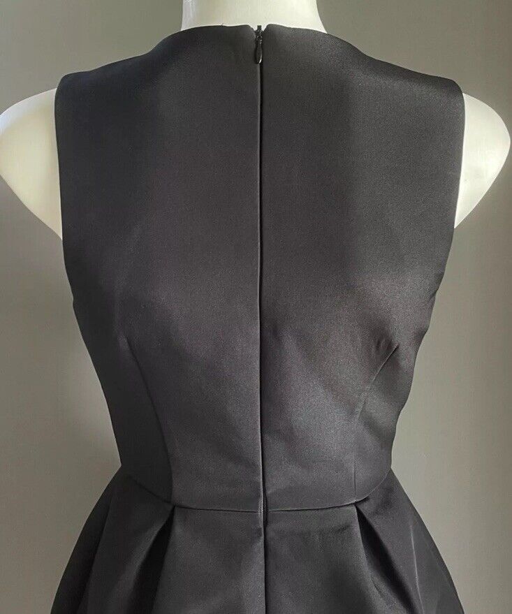 C/MEO COLLECTIVE Sheath Dress Black Sleeveless Deep V-Neck Size XS 8 NEW