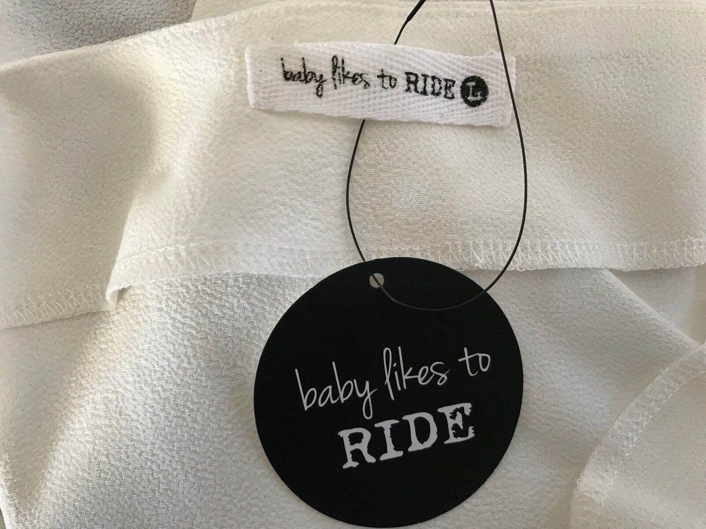 BABY LIKES TO RIDE "Camila" Top Sleeveless Camisole Cream Women Size L 12 14 NEW