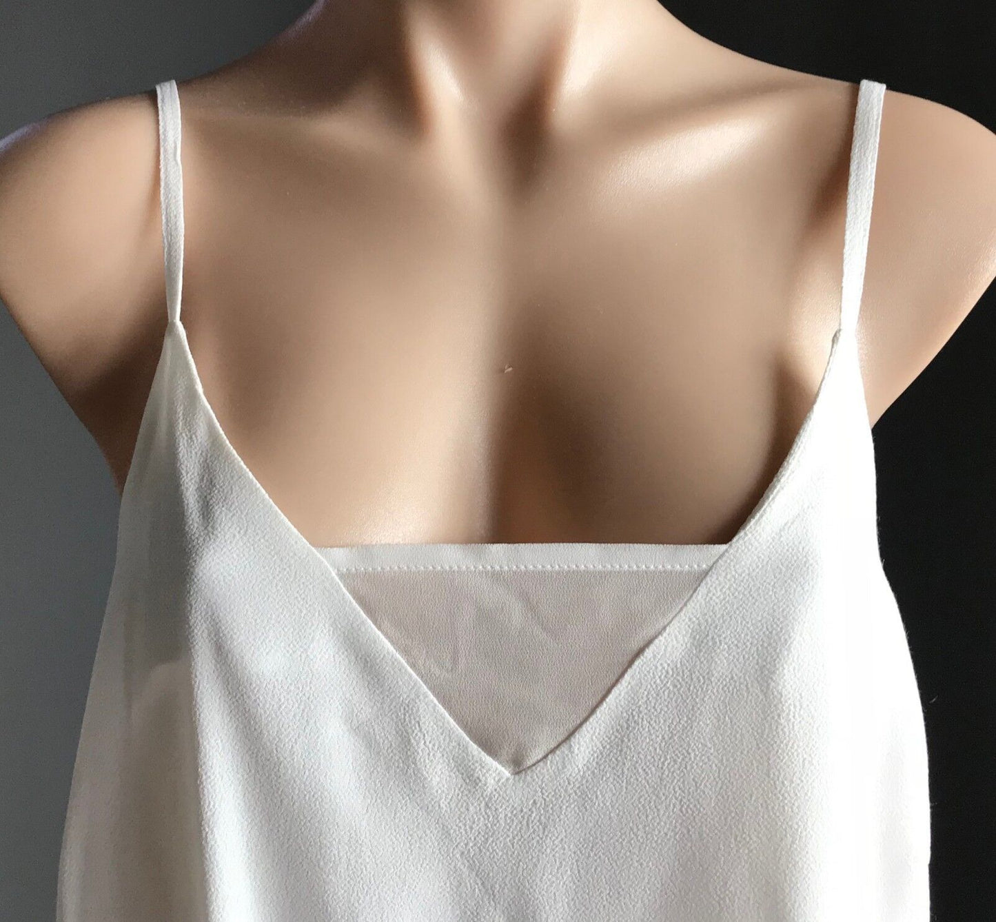 BABY LIKES TO RIDE "Camila" Top Sleeveless Camisole Cream Women Size L 12 14 NEW