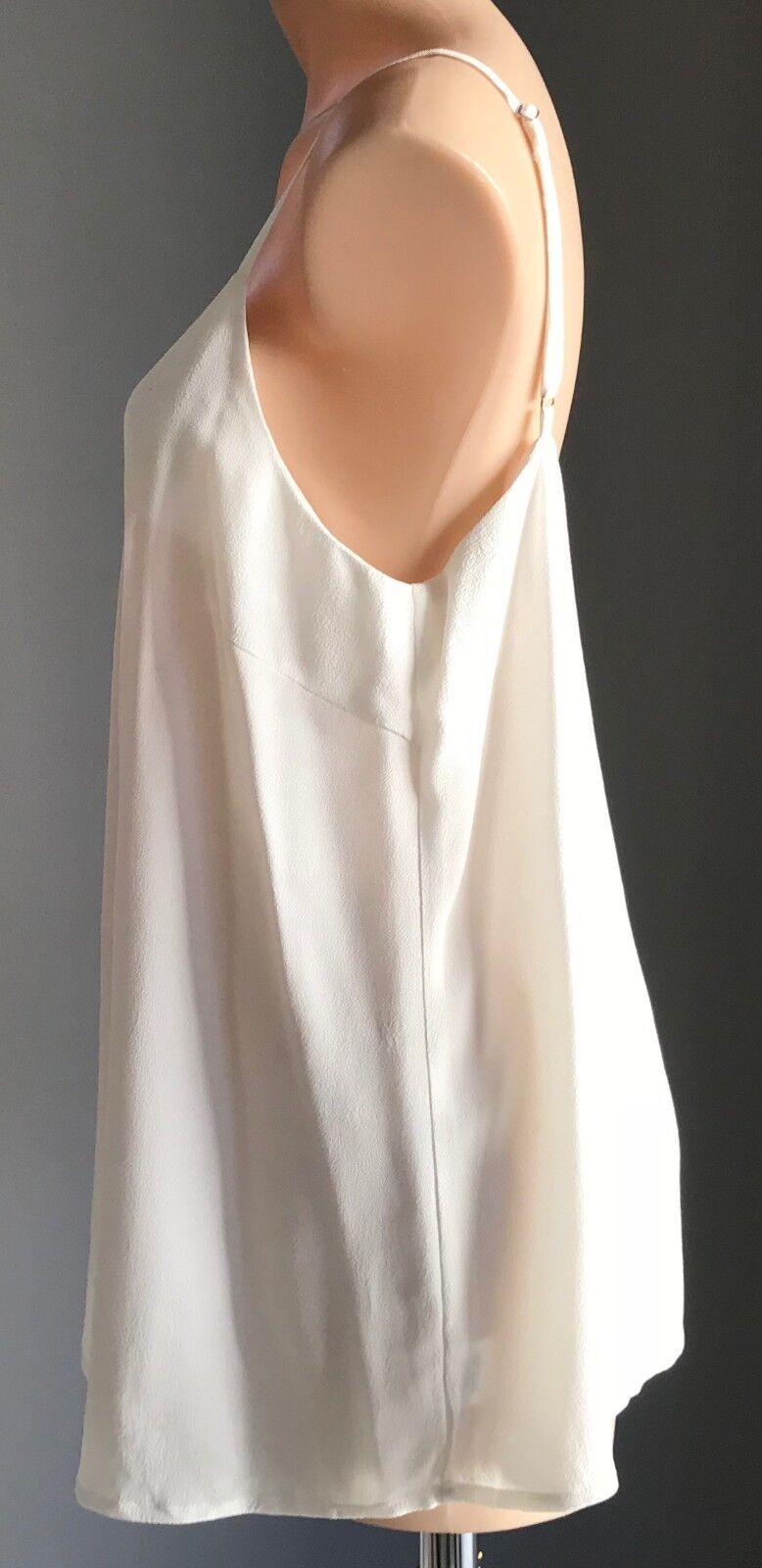 BABY LIKES TO RIDE "Camila" Top Sleeveless Camisole Cream Women Size L 12 14 NEW
