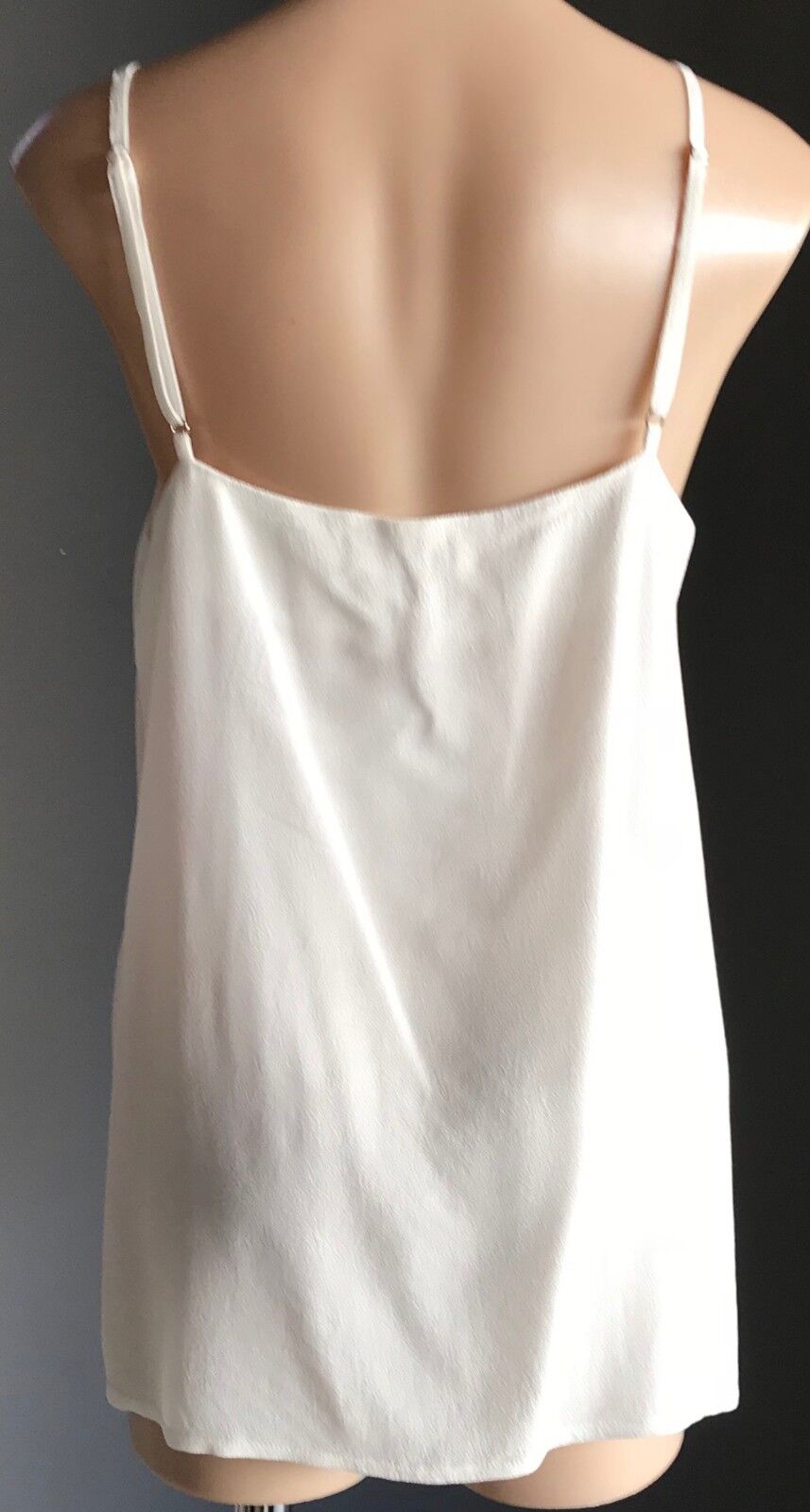 BABY LIKES TO RIDE "Camila" Top Sleeveless Camisole Cream Women Size L 12 14 NEW