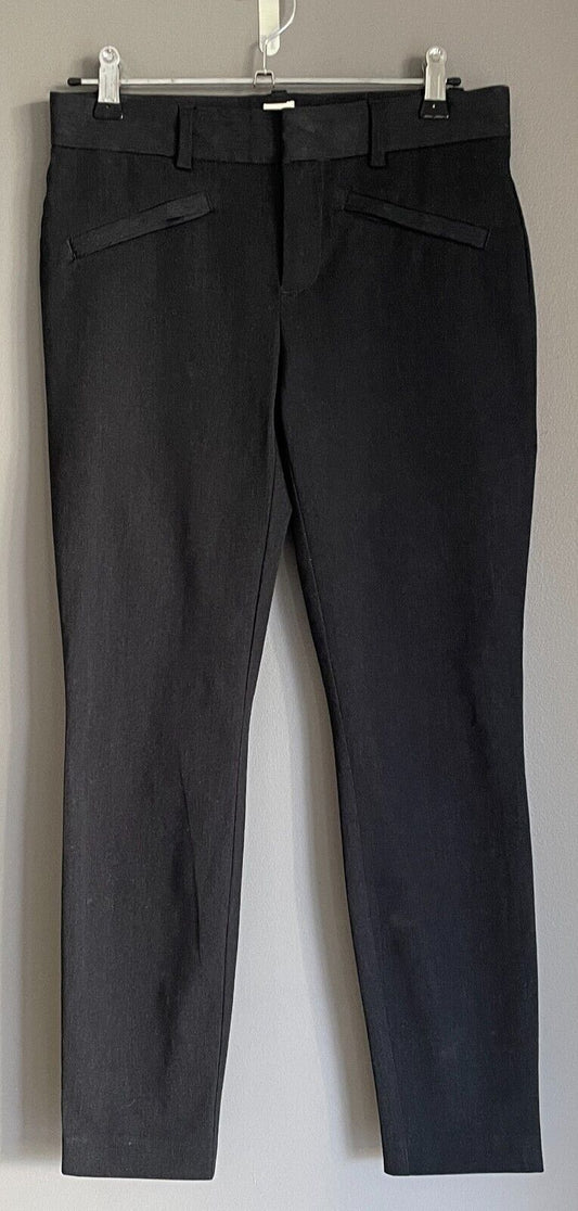 GAP Charcoal Grey "Skinny Ankle" Stretch Pants Ankle Length Size US 0 AU 6 NEW
