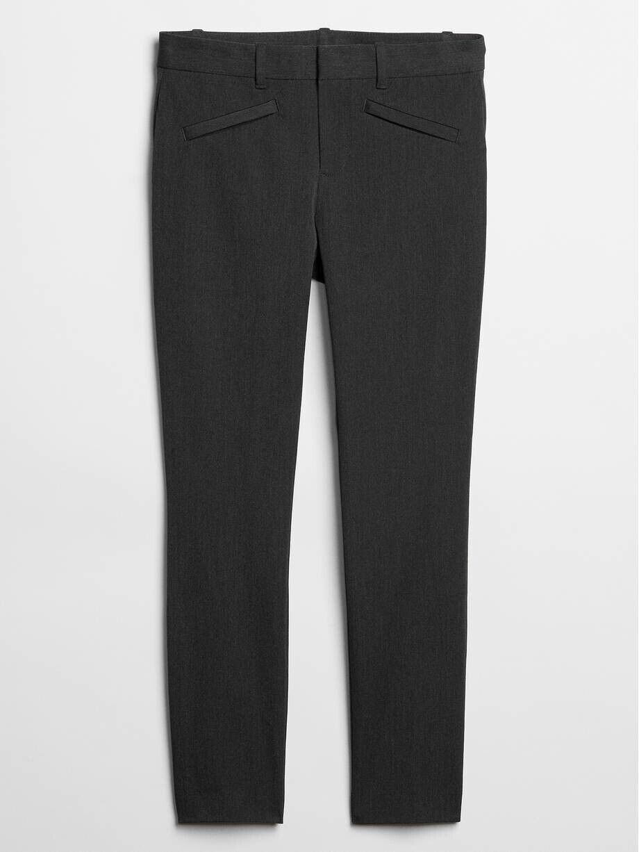 GAP Charcoal Grey "Skinny Ankle" Stretch Pants Ankle Length Size US 0 AU 6 NEW