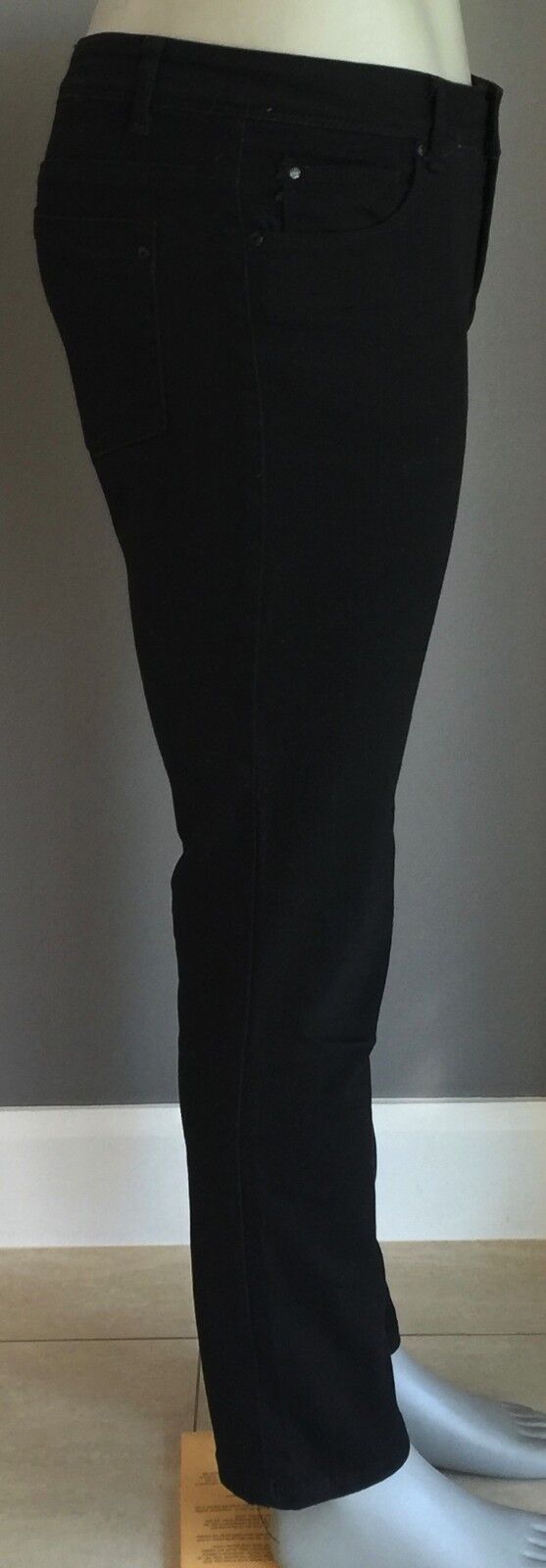 NOW Jeans Black Denim Slim Leg Jeggings Pants Basic Essential Size 14 NEW