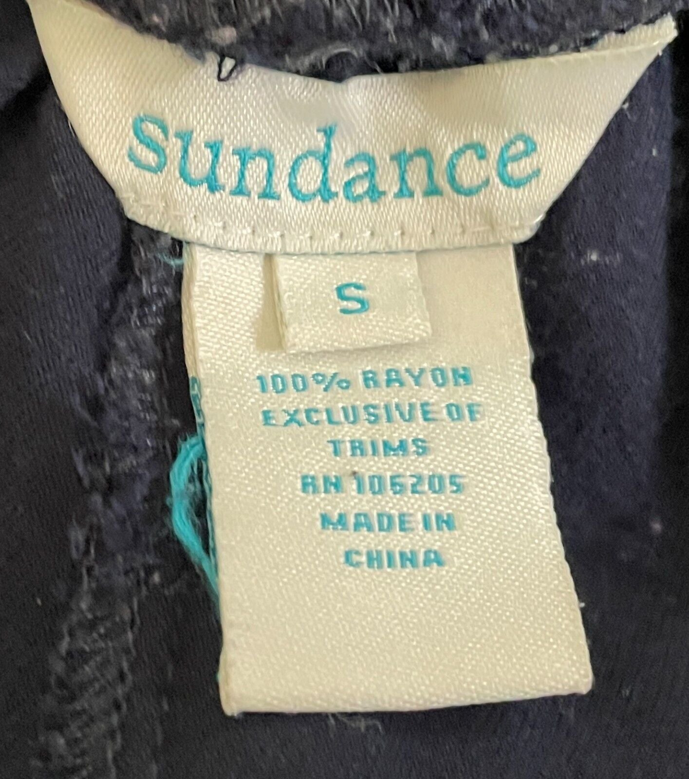 SUNDANCE Navy Elastic Waist & Leg Cuffs Jogger Pants Zip Pockets Size 8 10