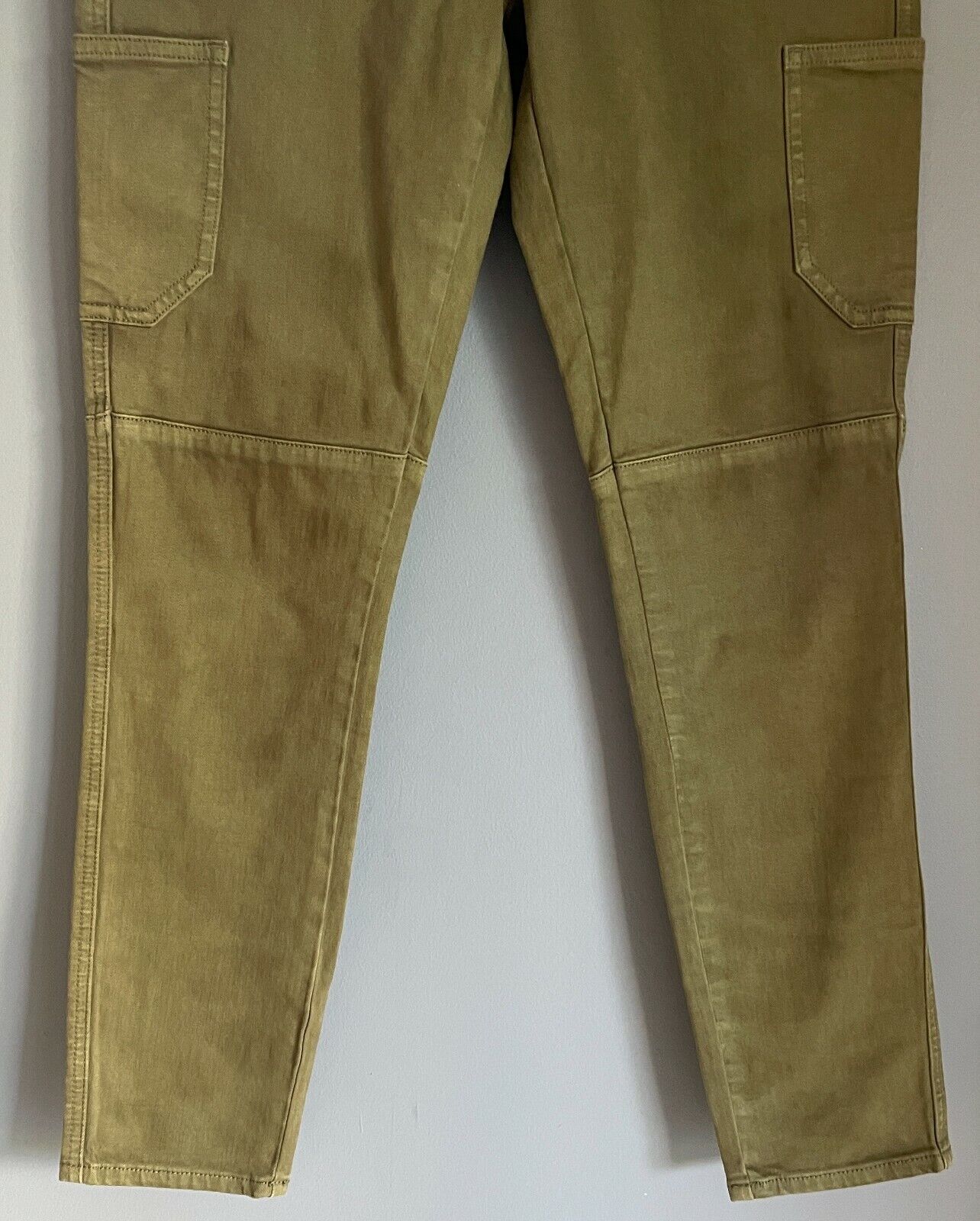 WITCHERY Cargo Pants Khaki Stretch Skinny Leg Trousers Ladies Size 8