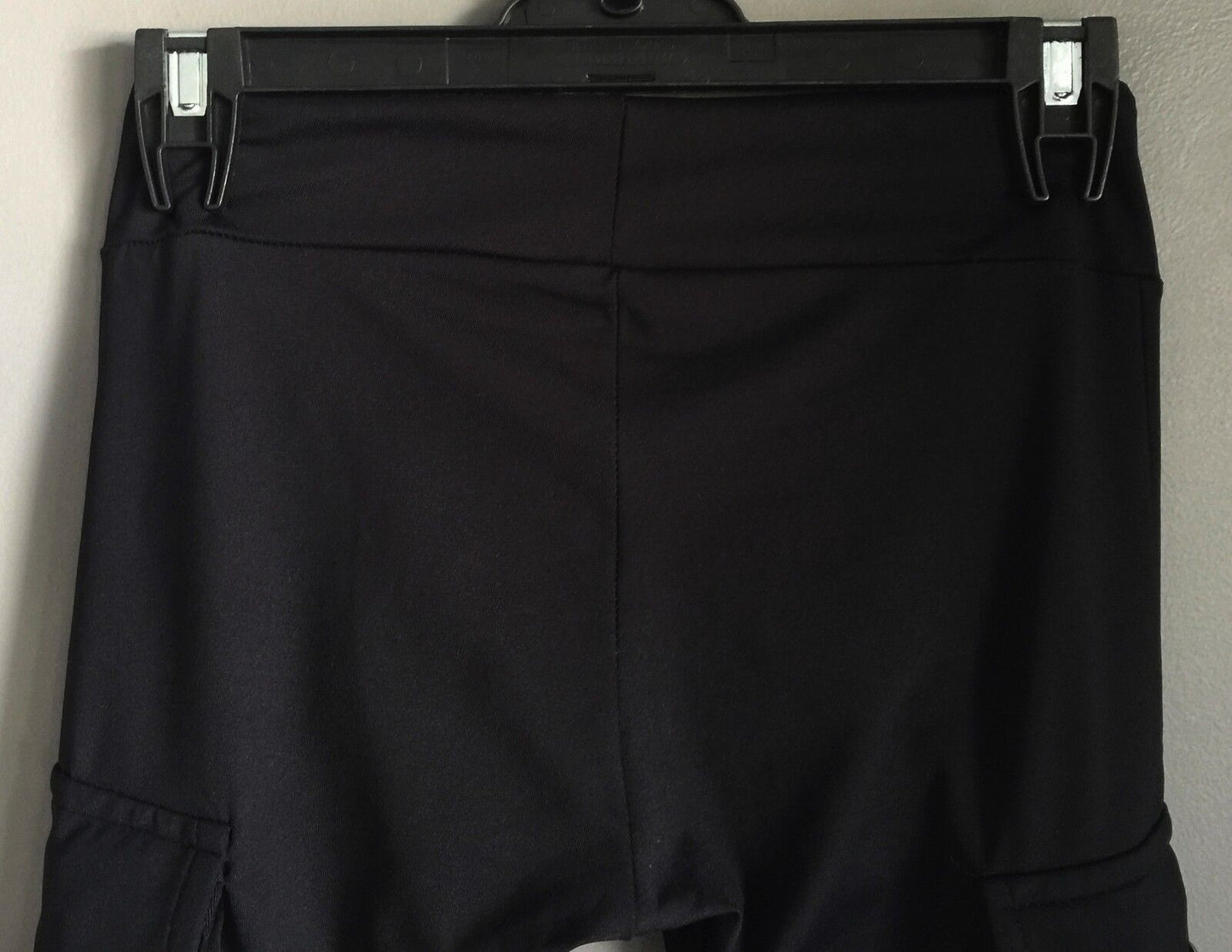 MENCHEN TOMAS Jeggings Black Thick Stretch w Cargo Pockets Pants Size 6 - 8