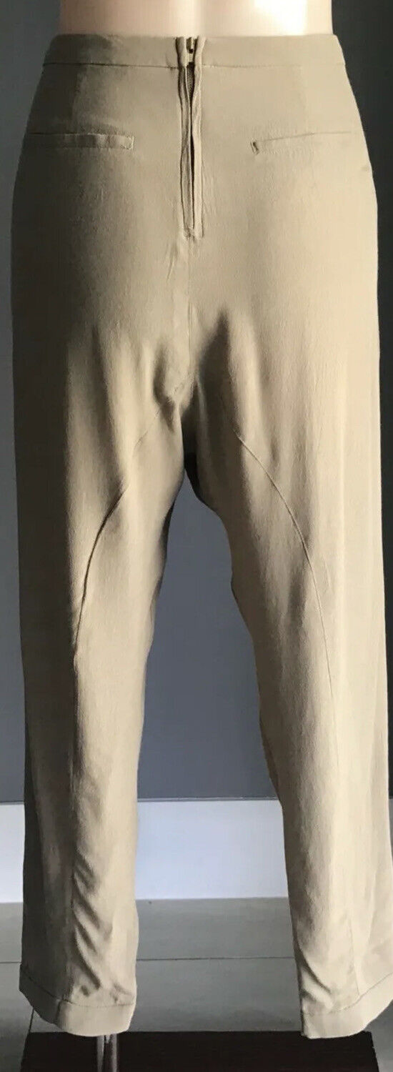 BARDOT Pants Light Khaki Drop Crotch 7/8 Length Trousers Ladies Size 10